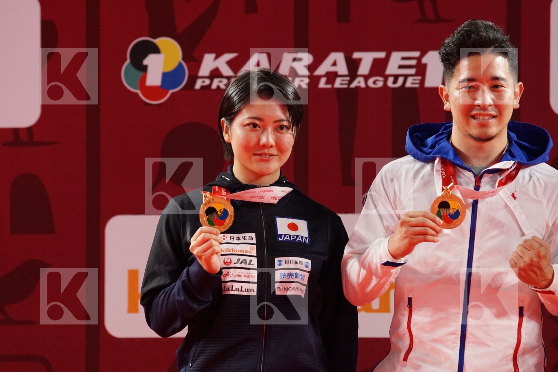 Maho ONO (JAPAN) in Female Kata - Podium