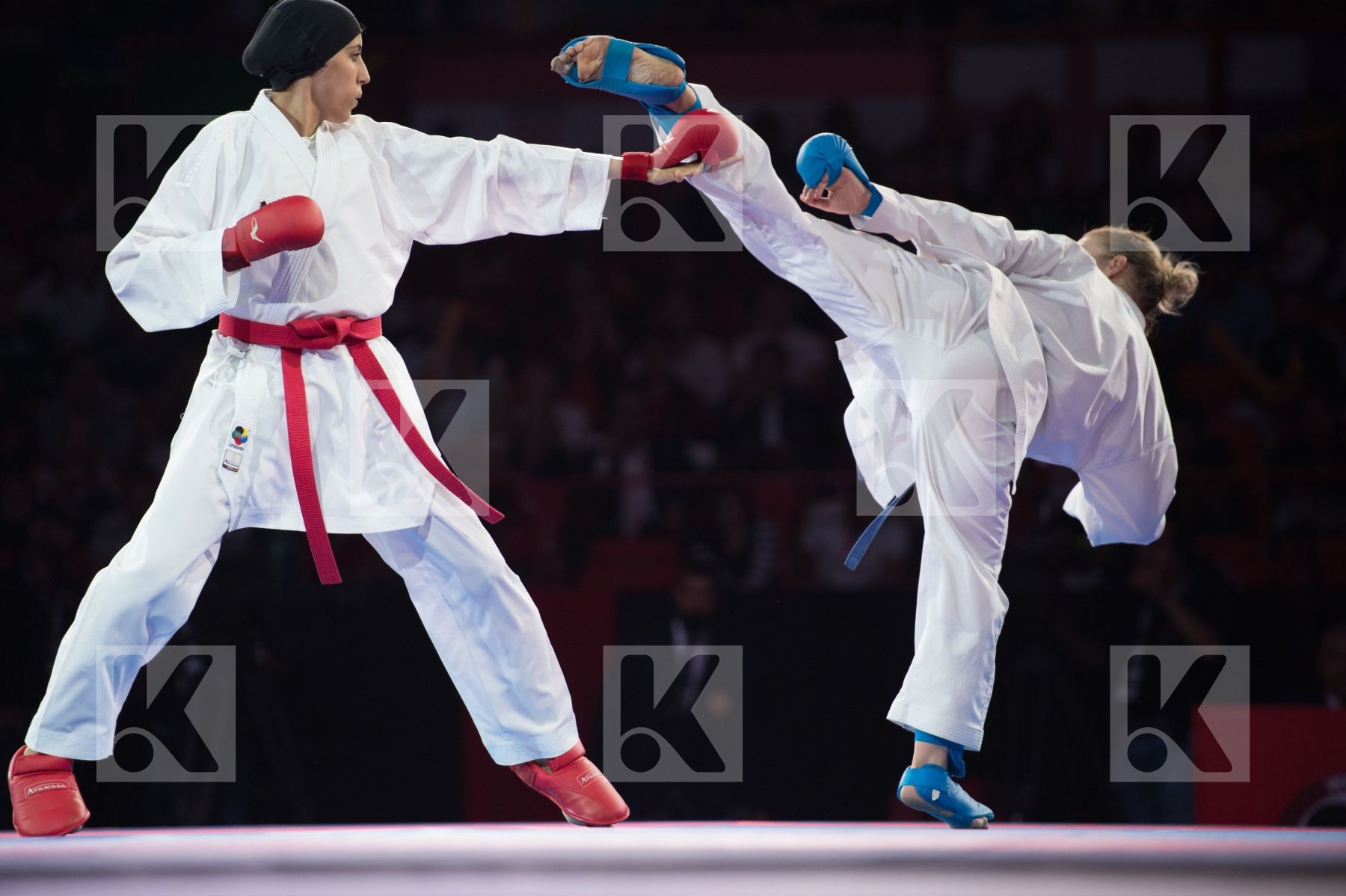 -61 Kg Dubai Egypt Farouk Giana Mohamed Female final kumite Slov