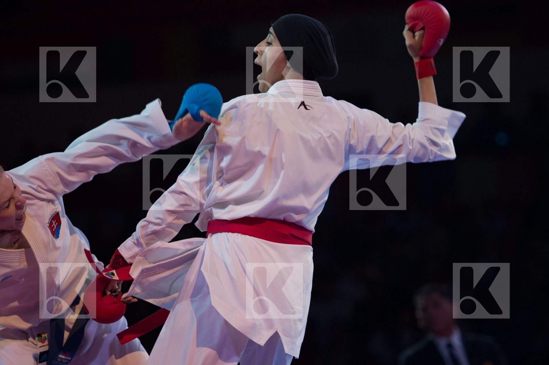-61 Kg Dubai Egypt Farouk Giana Mohamed Female final kumite Slov