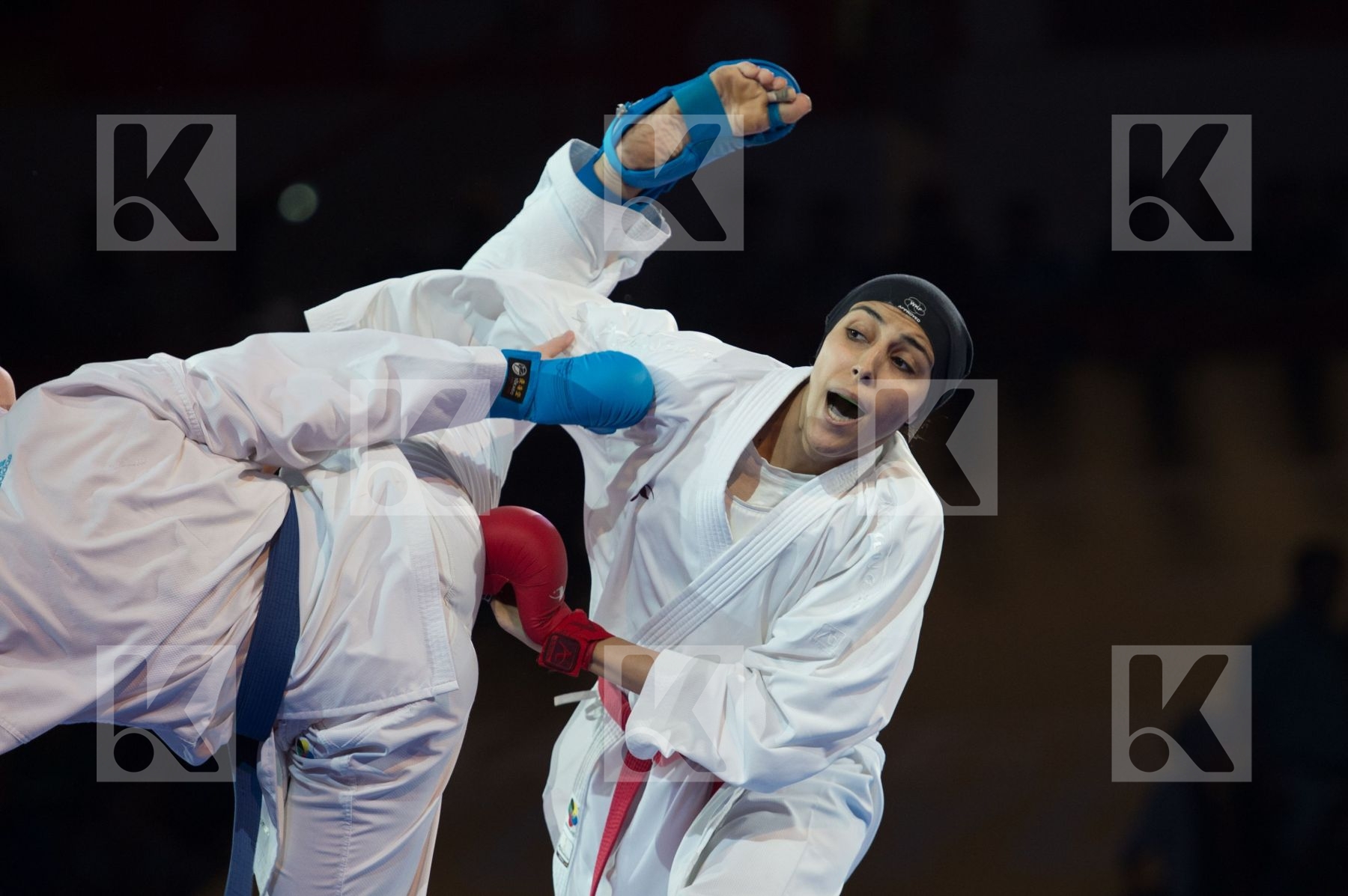 -61 Kg Dubai Egypt Farouk Giana Mohamed Female final kumite Slov