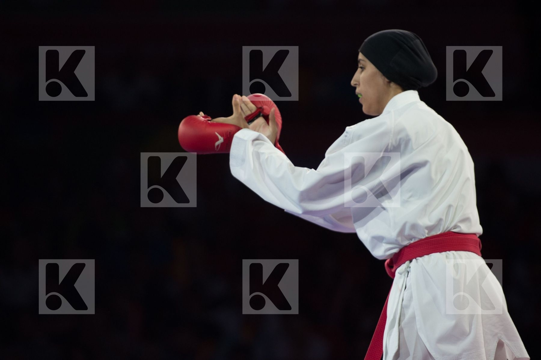 -61 Kg Dubai Egypt Farouk Giana Mohamed Female final kumite Slov