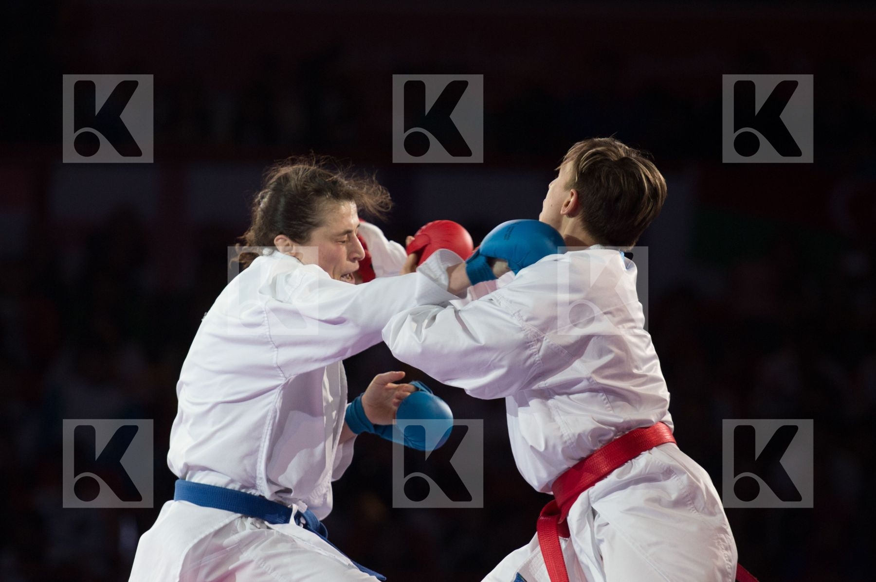 -68 Kg Dubai Female final Italy kumite Russian Federation Semera