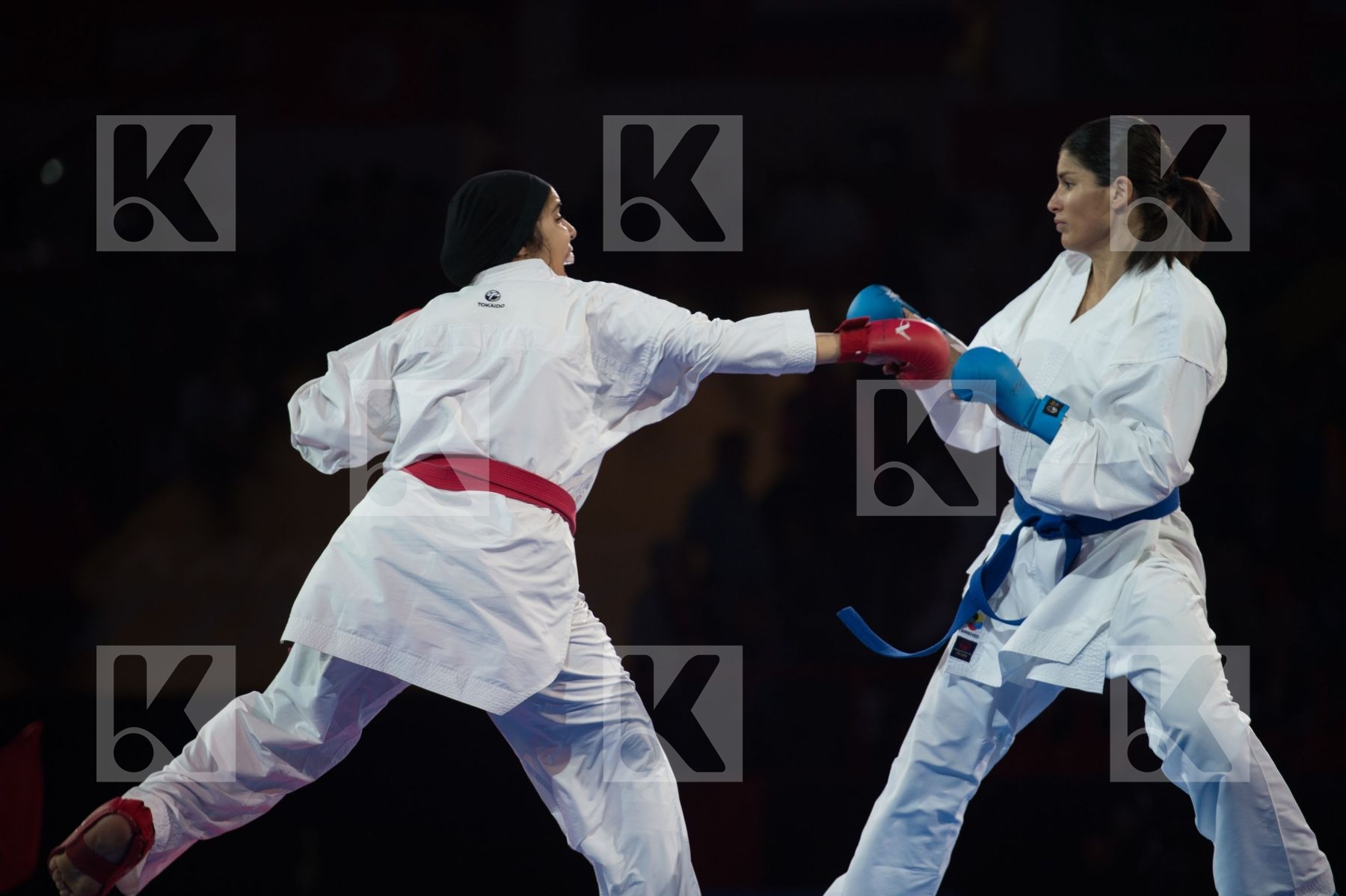 68+ Kg Clavien Fanny Dubai Egypt Female final kumite Mohamed Ais