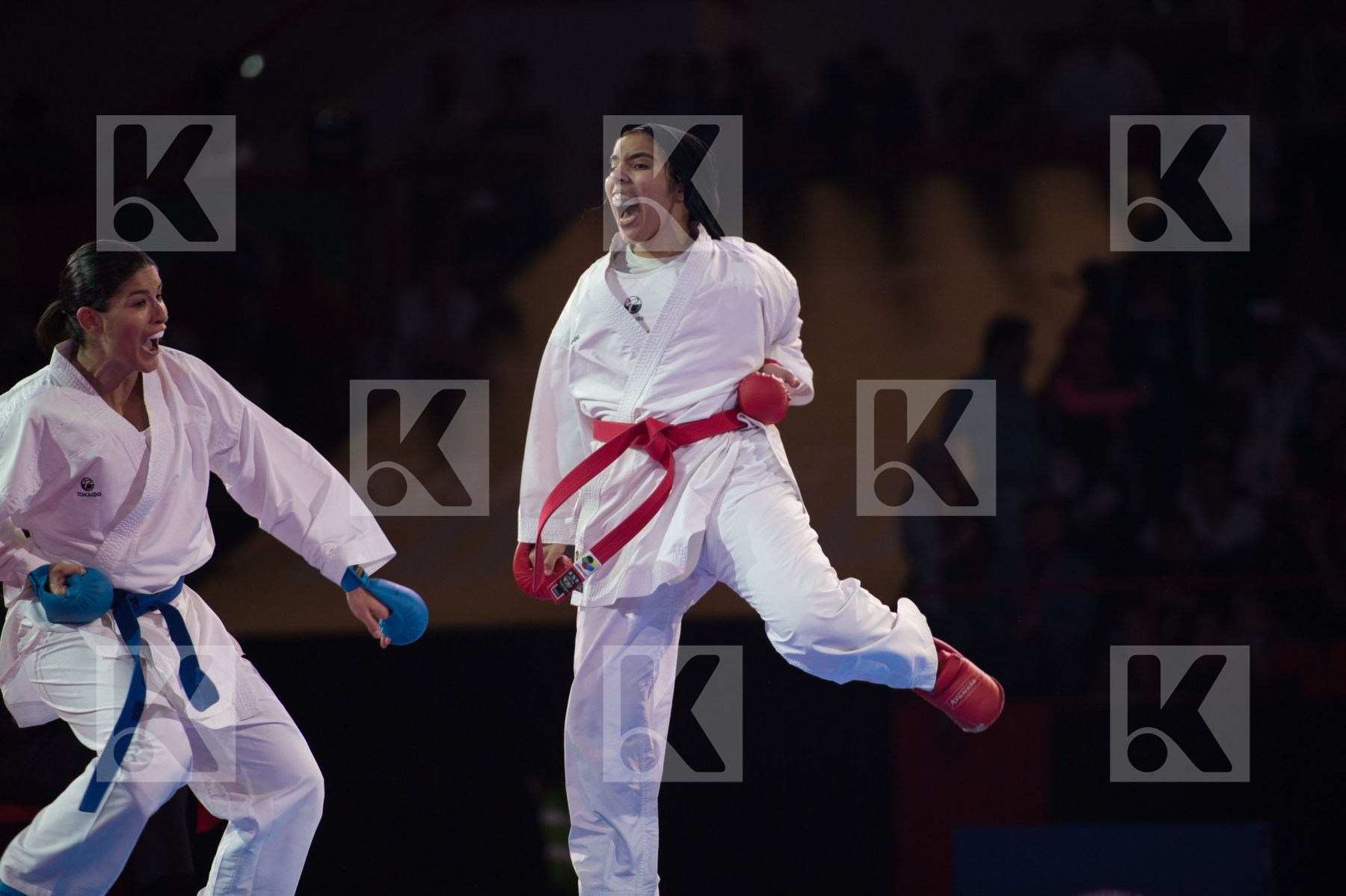 68+ Kg Clavien Fanny Dubai Egypt Female final kumite Mohamed Ais