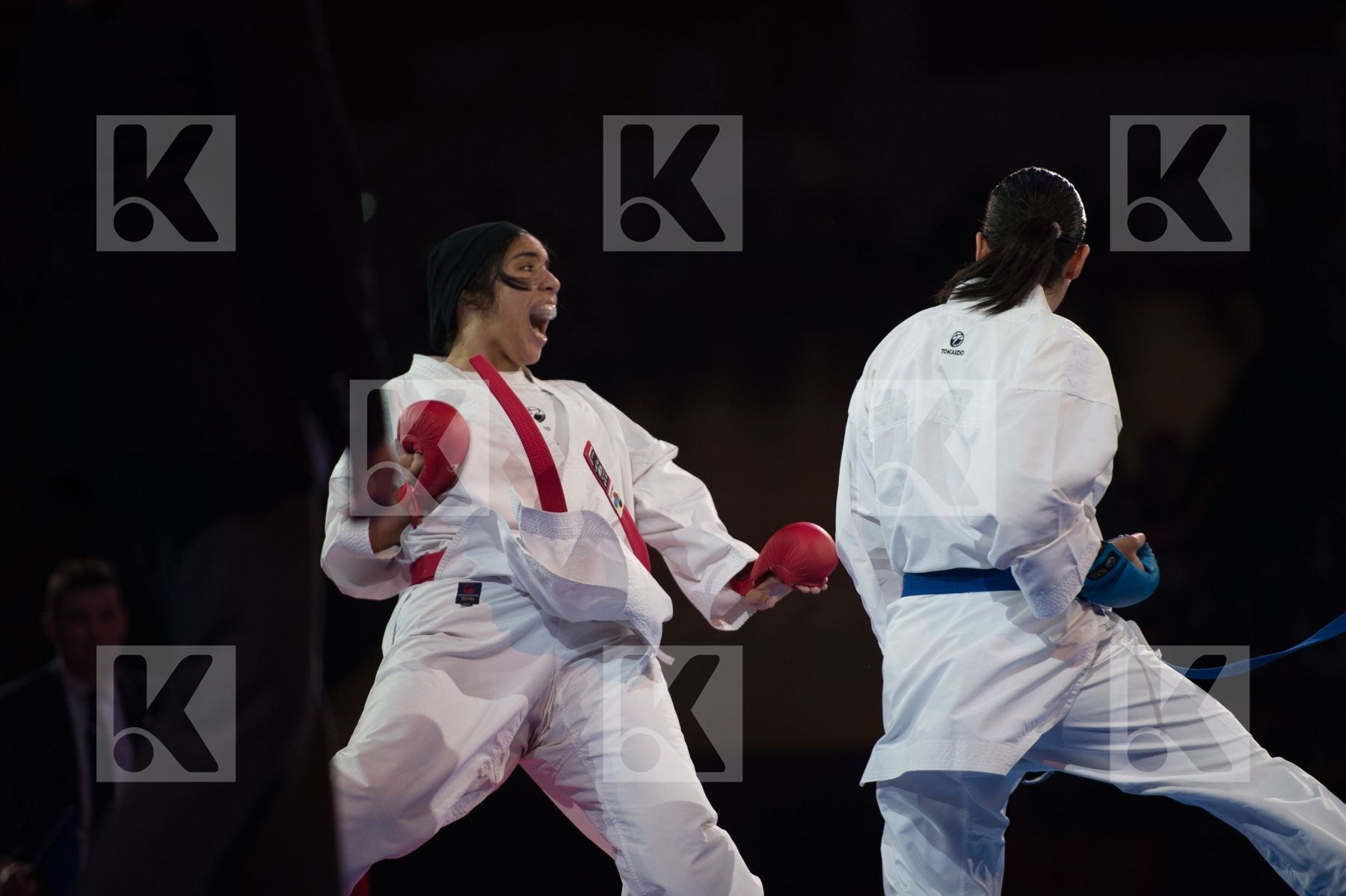 68+ Kg Clavien Fanny Dubai Egypt Female final kumite Mohamed Ais