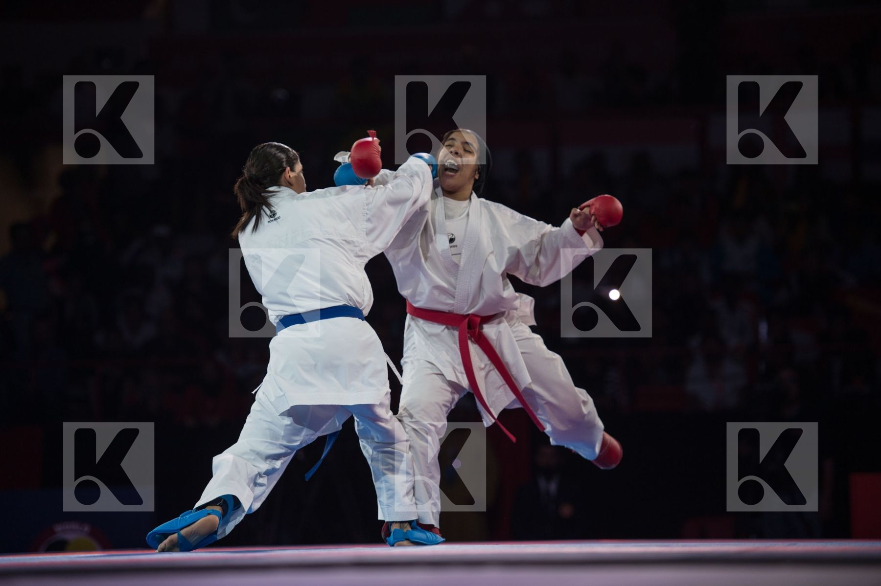 68+ Kg Clavien Fanny Dubai Egypt Female final kumite Mohamed Ais