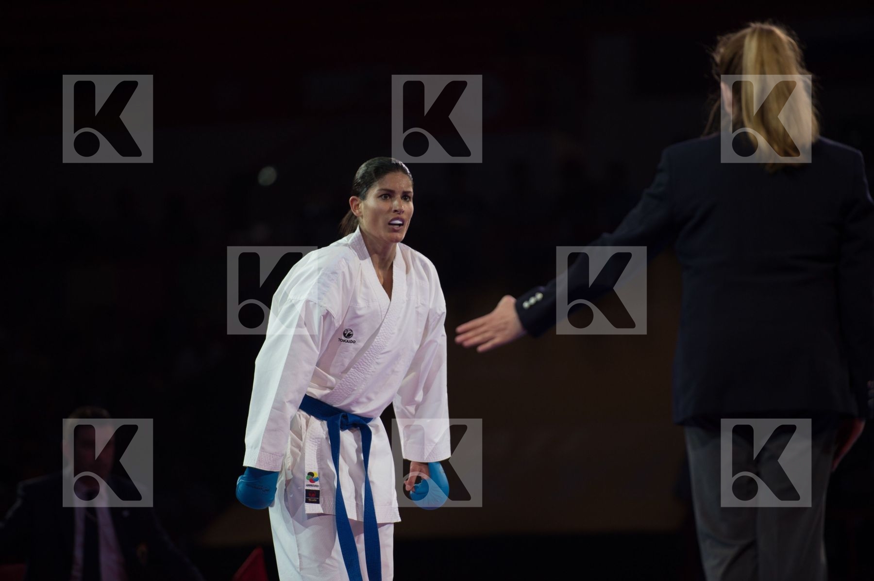 68+ Kg Clavien Fanny Dubai Egypt Female final kumite Mohamed Ais