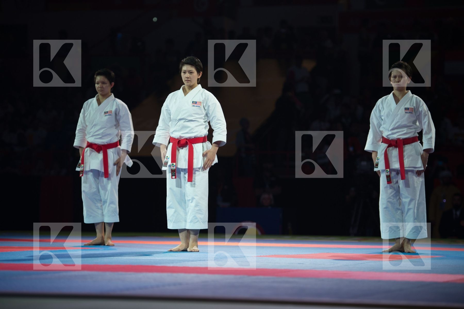 Dubai Female final kata Malaysia team