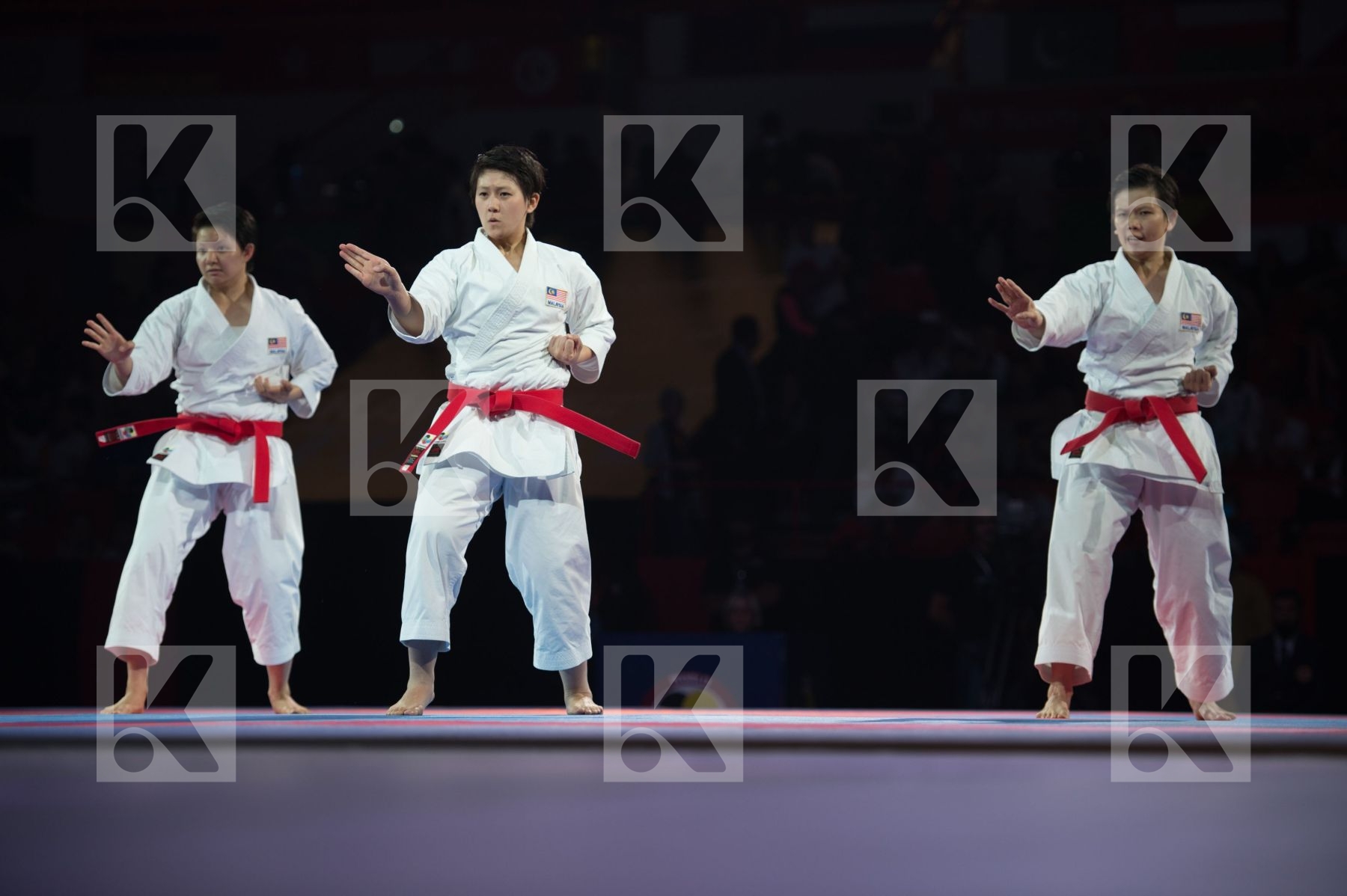 Dubai Female final kata Malaysia team