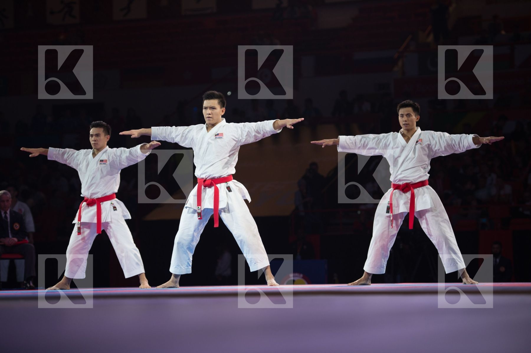 Dubai final kata Malaysia Male team