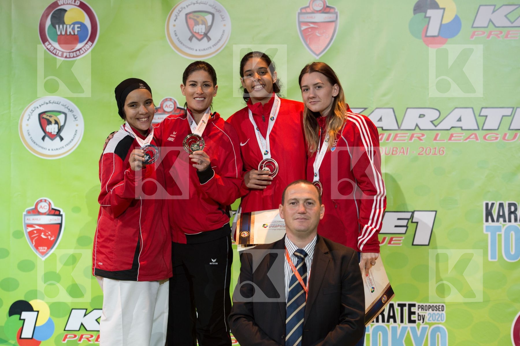 68+ Kg Abouismail Sohila Clavien Fanny Dubai Egypt Female kumite