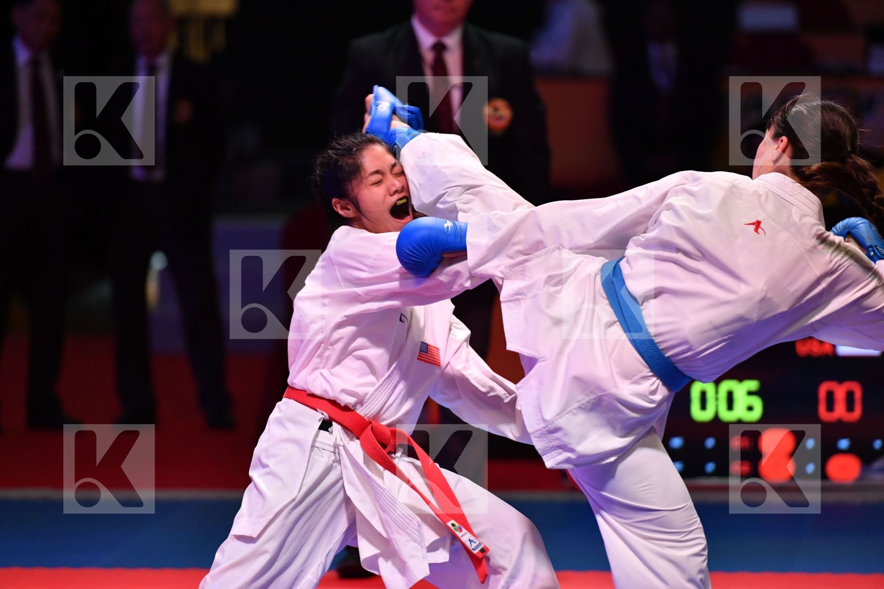 Female kumite -61 kg Kazakhstan Orbon Joane United states Utelba