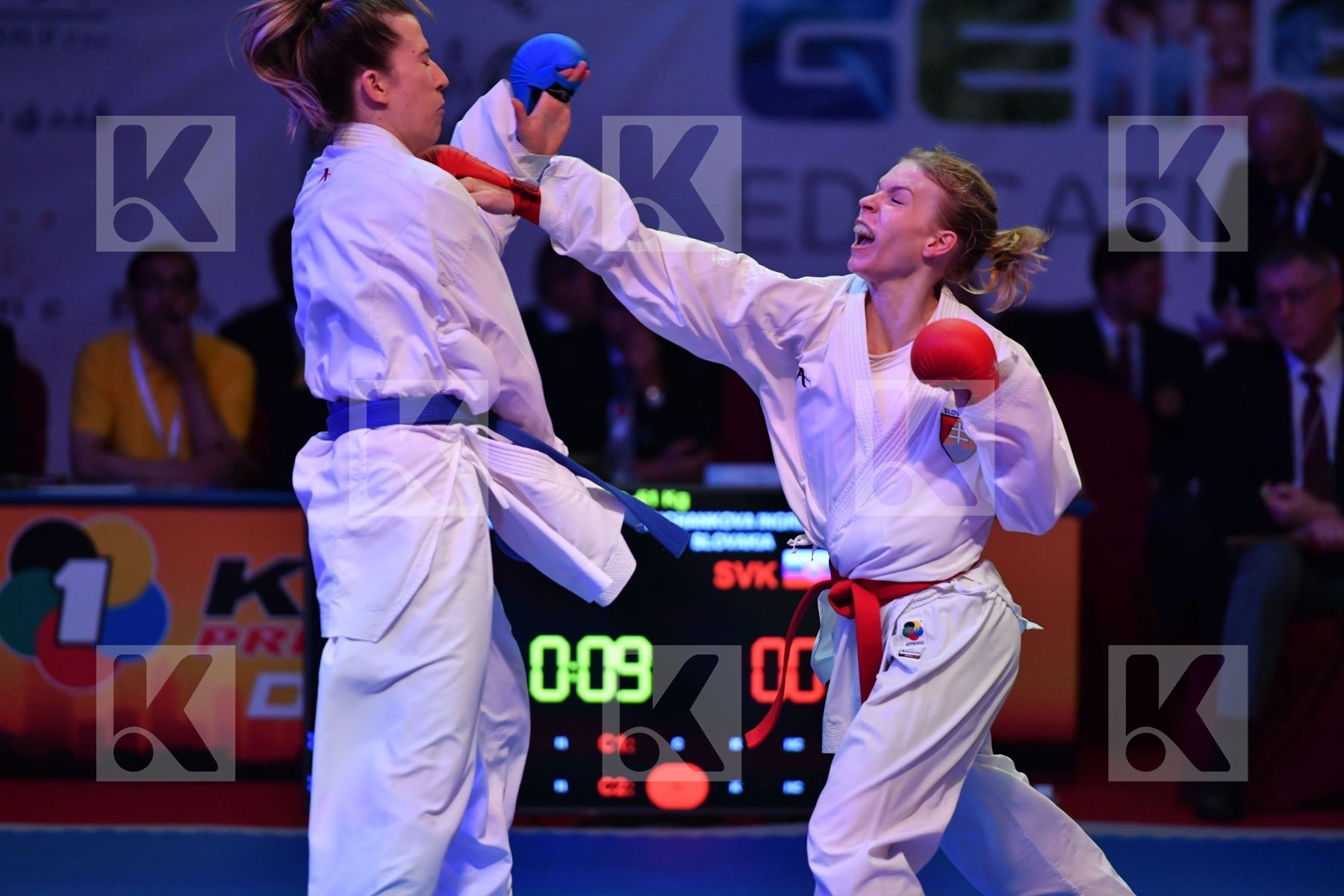 Croatia Female kumite -61 kg Lenard Ana Slovakia Suchankova Ingr