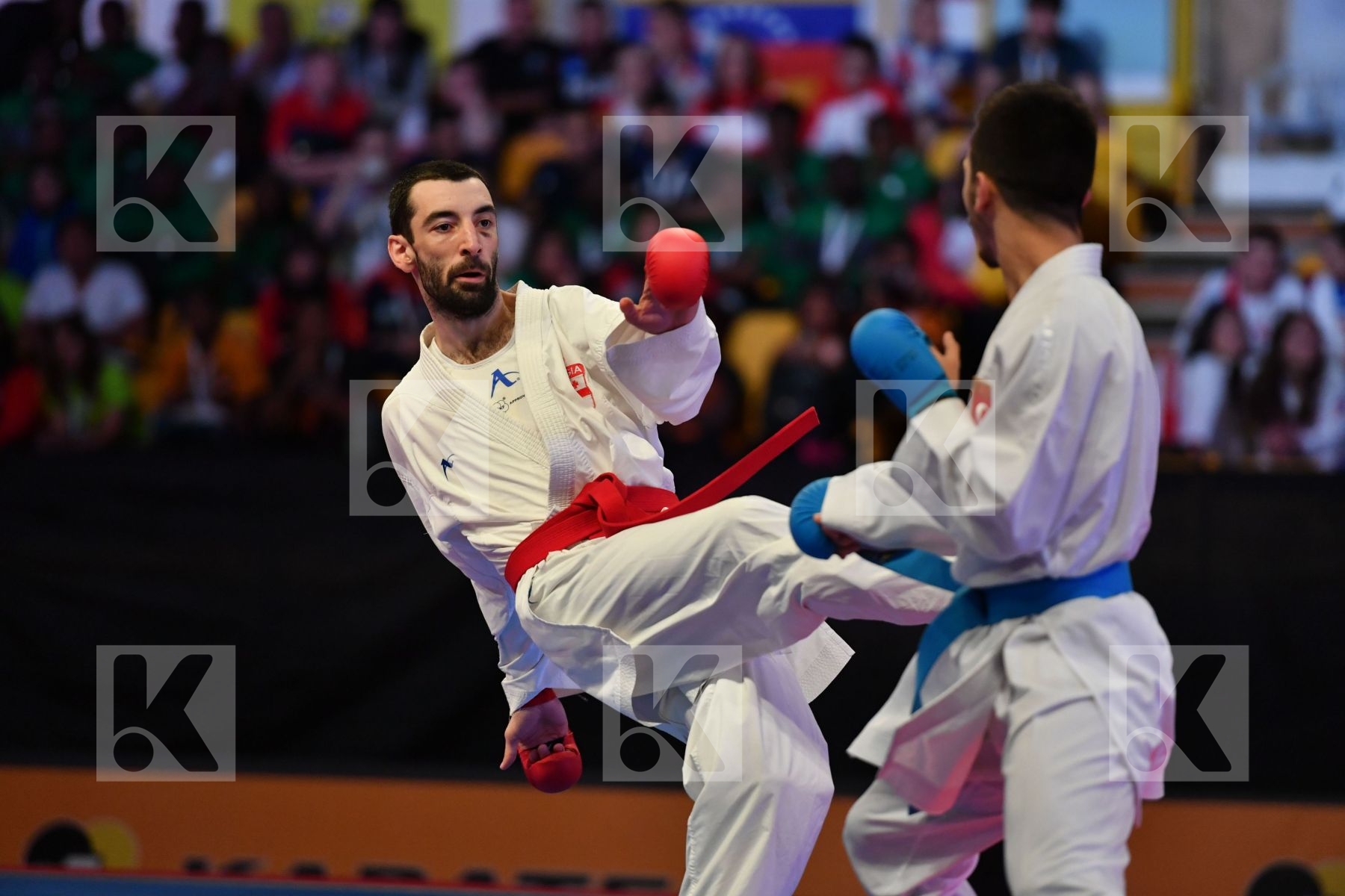 Georgia Male kumite -60 kg Samdan Eray Tkebuchava David Turkey