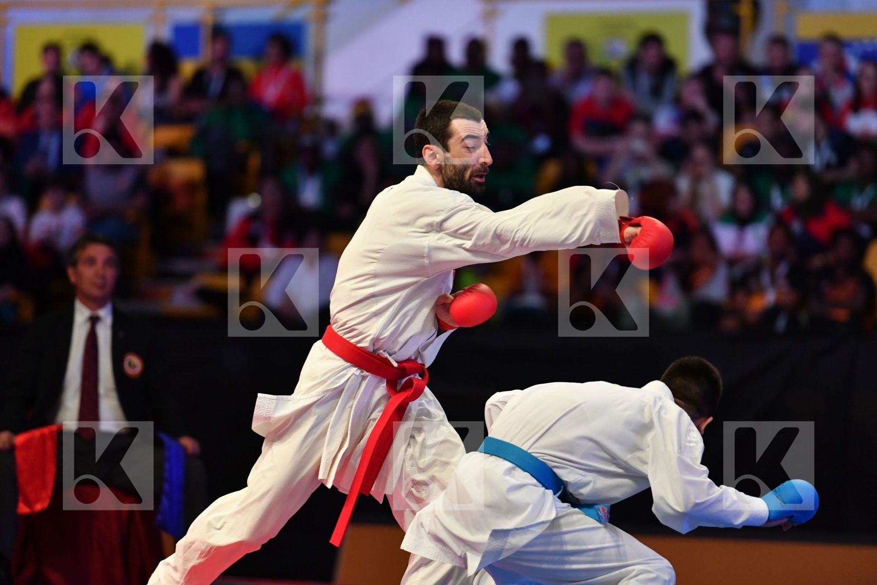 Georgia Male kumite -60 kg Samdan Eray Tkebuchava David Turkey