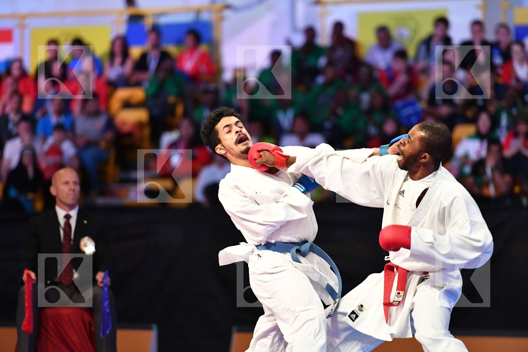 Alotaibi Bader Cameroon Male kumite -67 kg Ndougsa atsa Christia