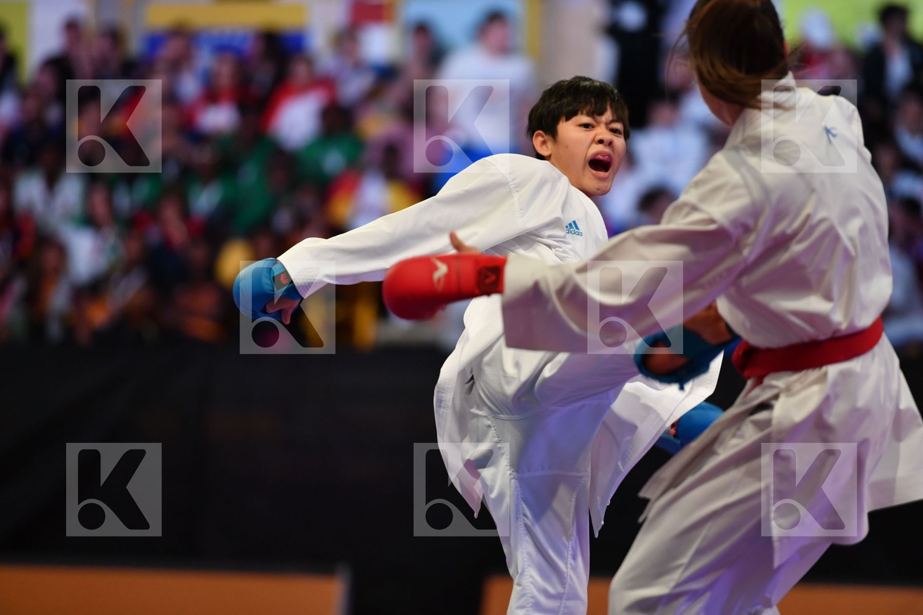 Chinese taipei Female kumite -50 kg Ku Tsui-ping Milivojcevic Je