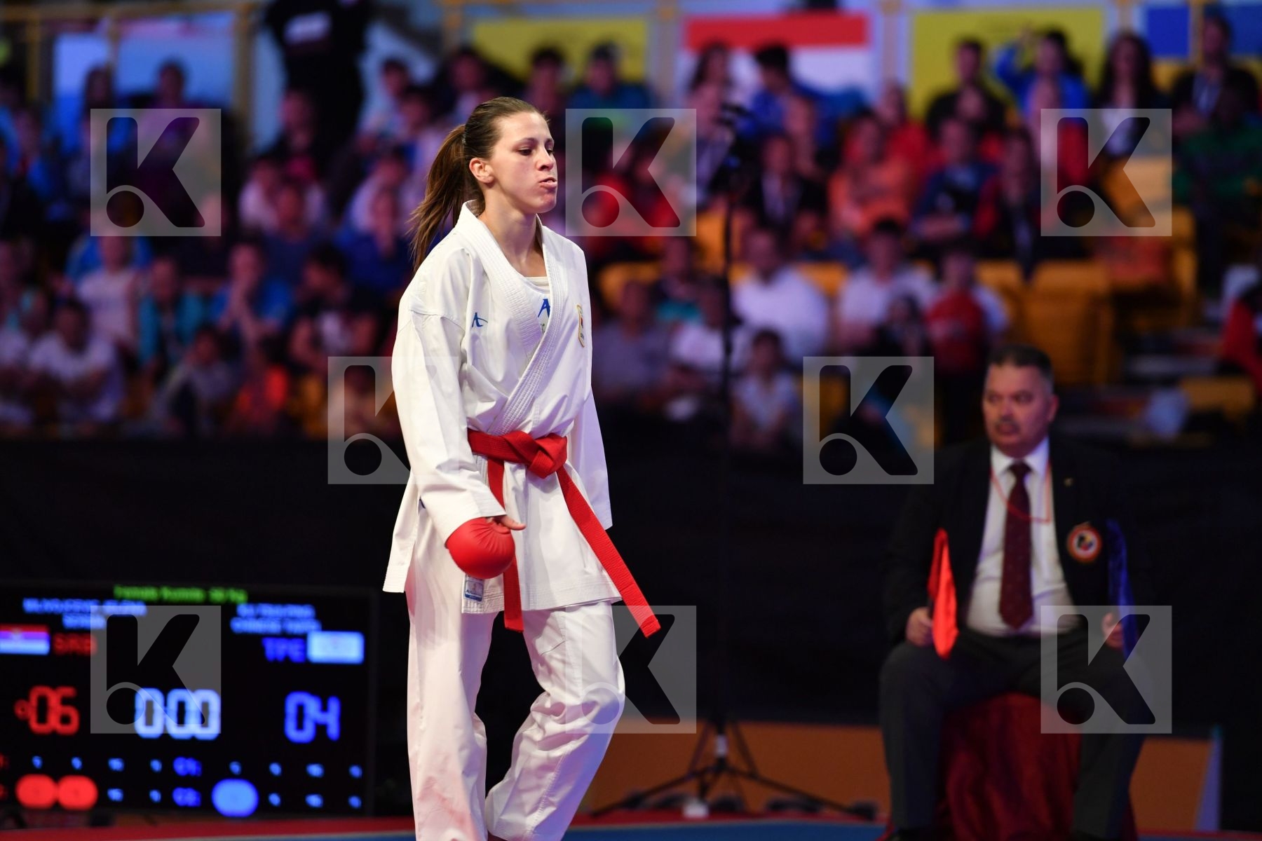Chinese taipei Female kumite -50 kg Ku Tsui-ping Milivojcevic Je