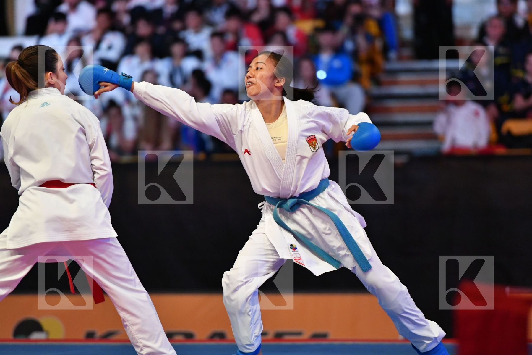 Bas Sevil Female kumite -50 kg < LRBarcodes Indonesia Sari Sruni