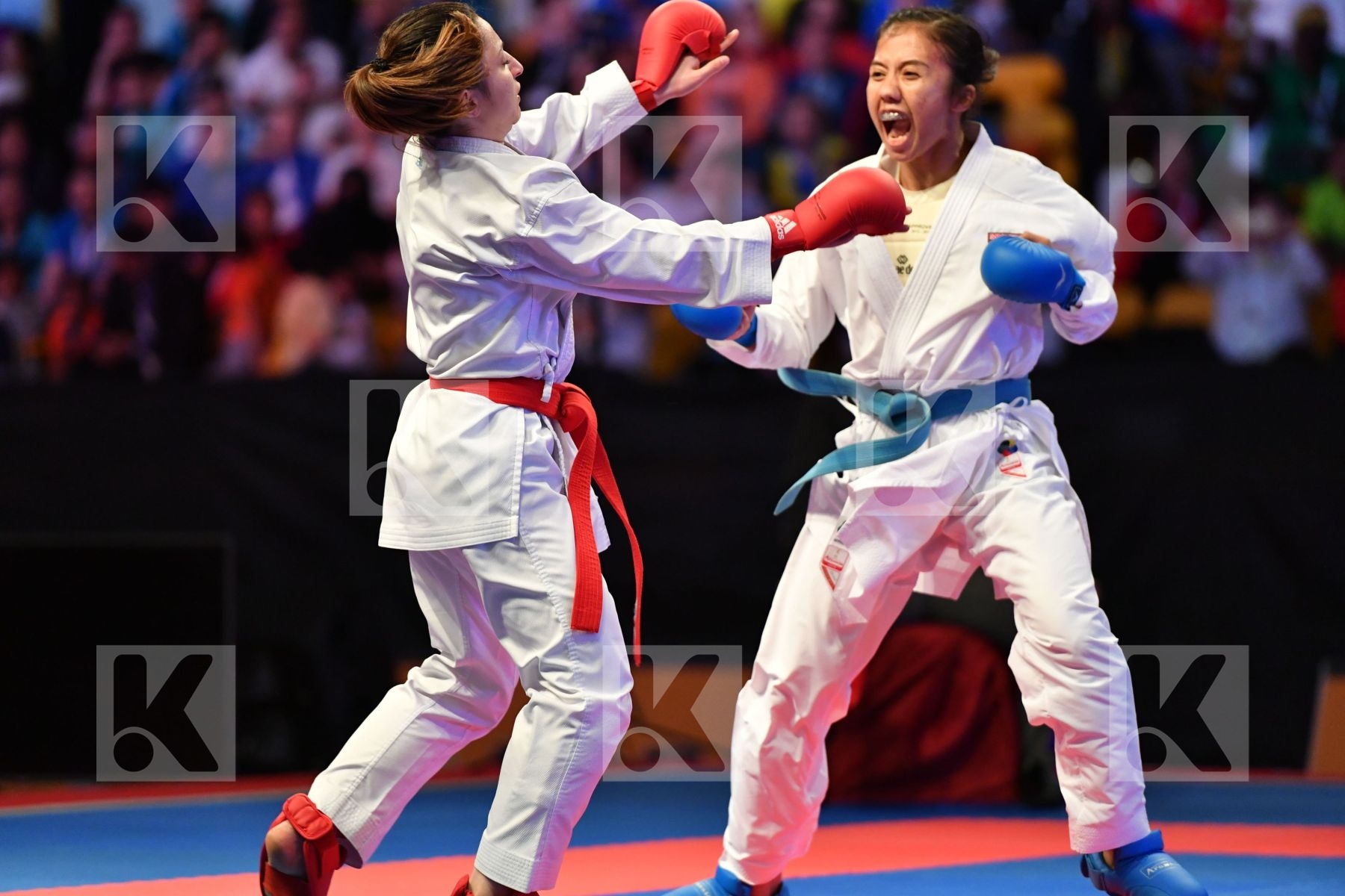 Bas Sevil Female kumite -50 kg < LRBarcodes Indonesia Sari Sruni