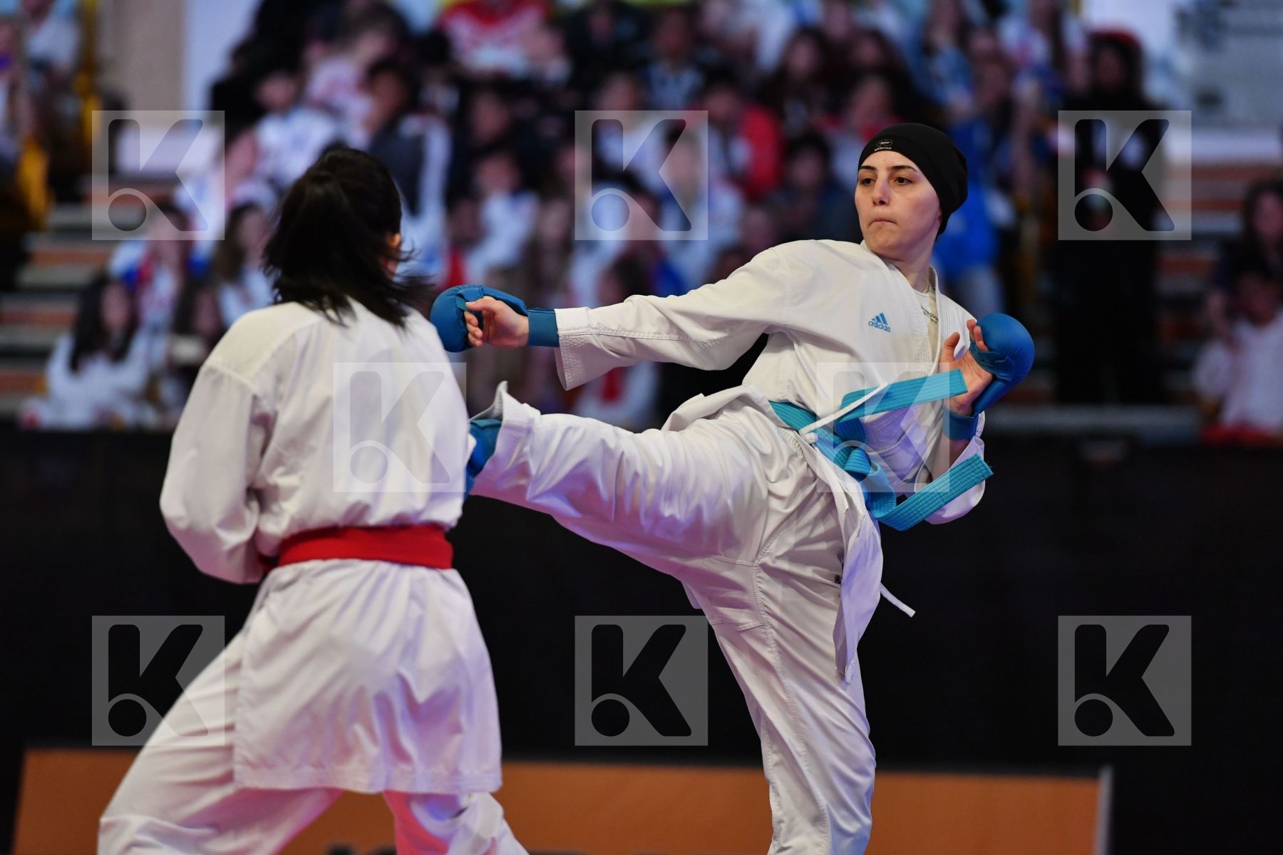 Demis Tugce Female kumite -55 kg Laaveri Sabina Sweden Turkey