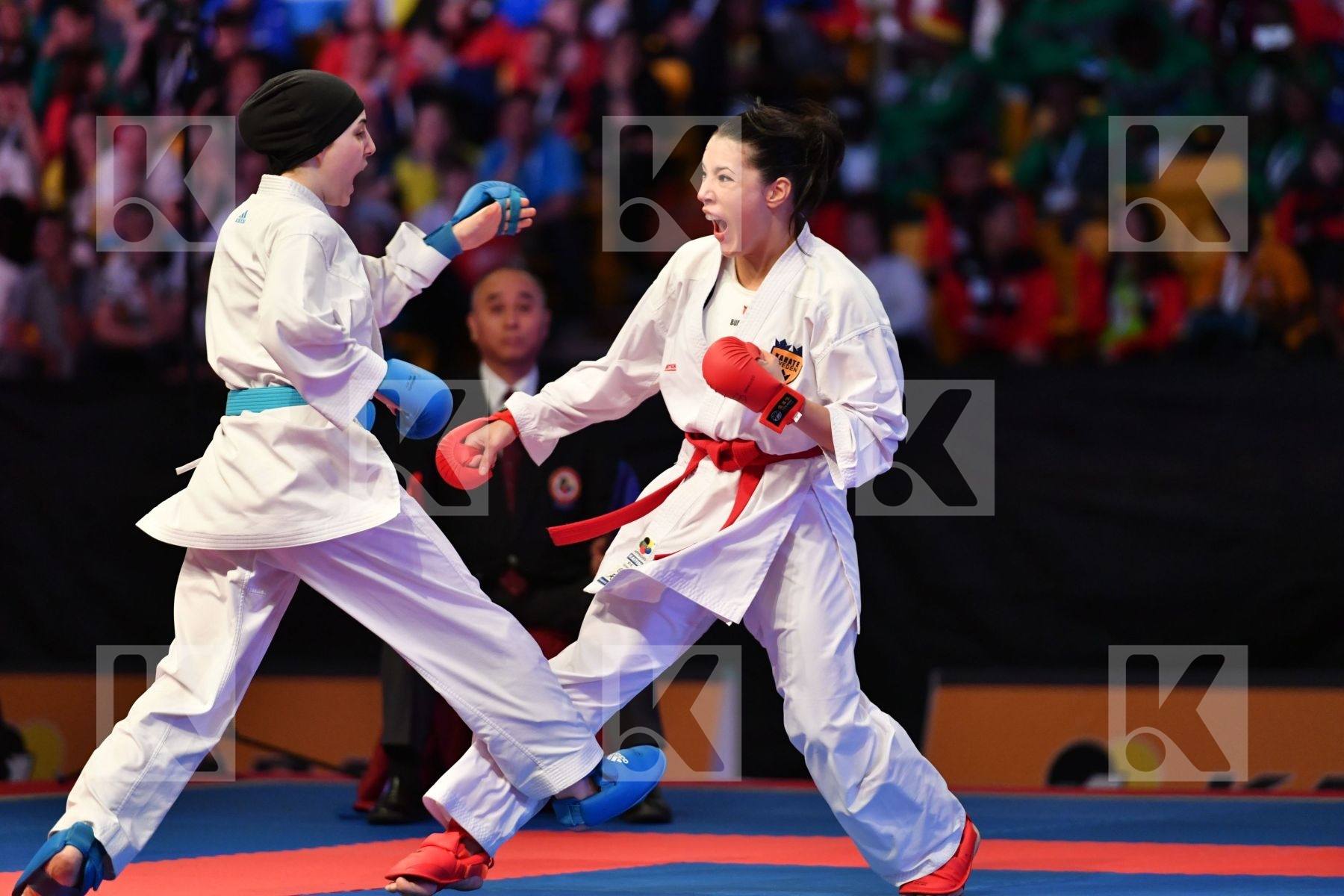 Demis Tugce Female kumite -55 kg Laaveri Sabina Sweden Turkey