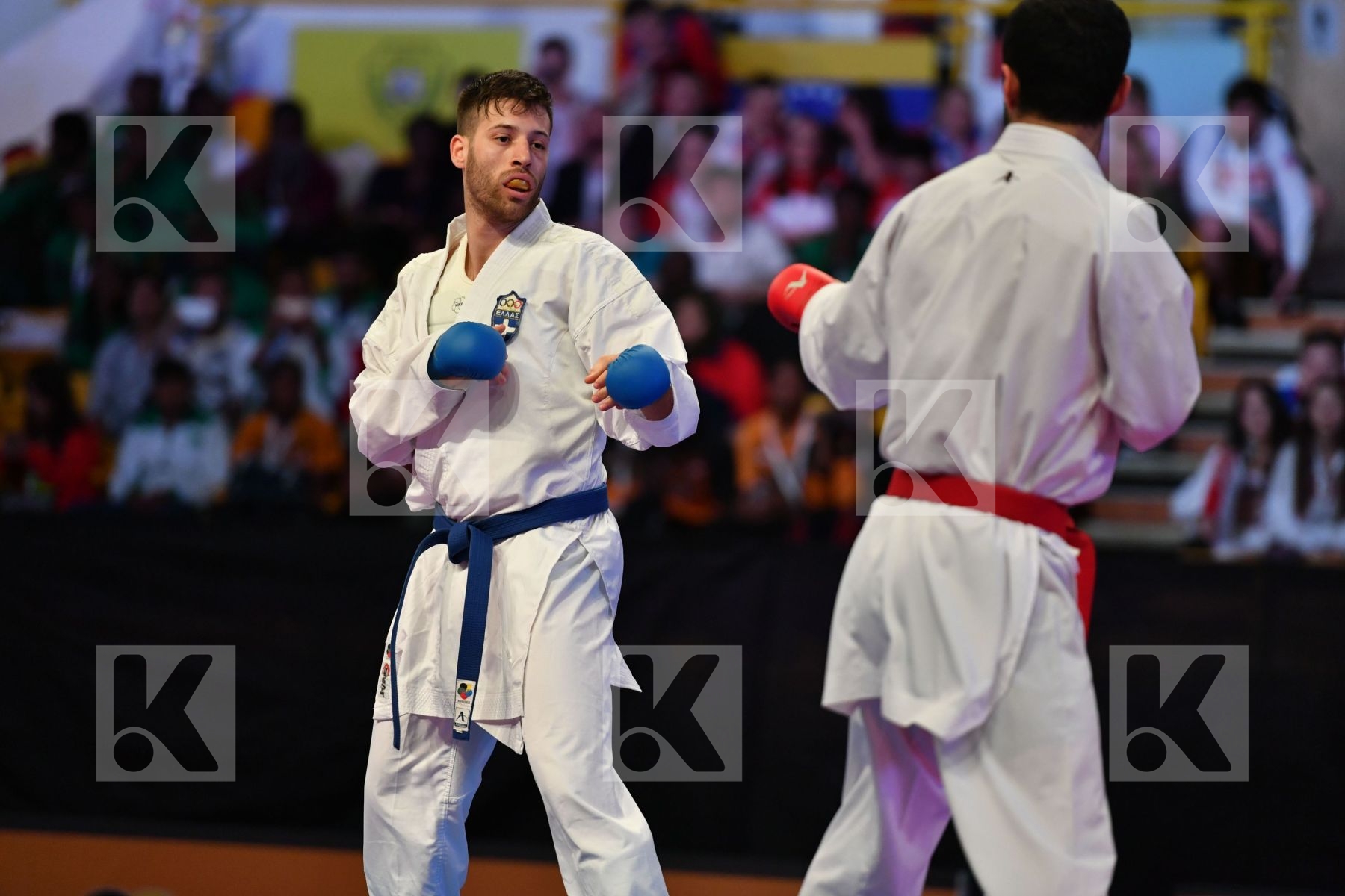 Aktas Ugur Greece Male kumite -84 kg Turkey Tzanos Georgios