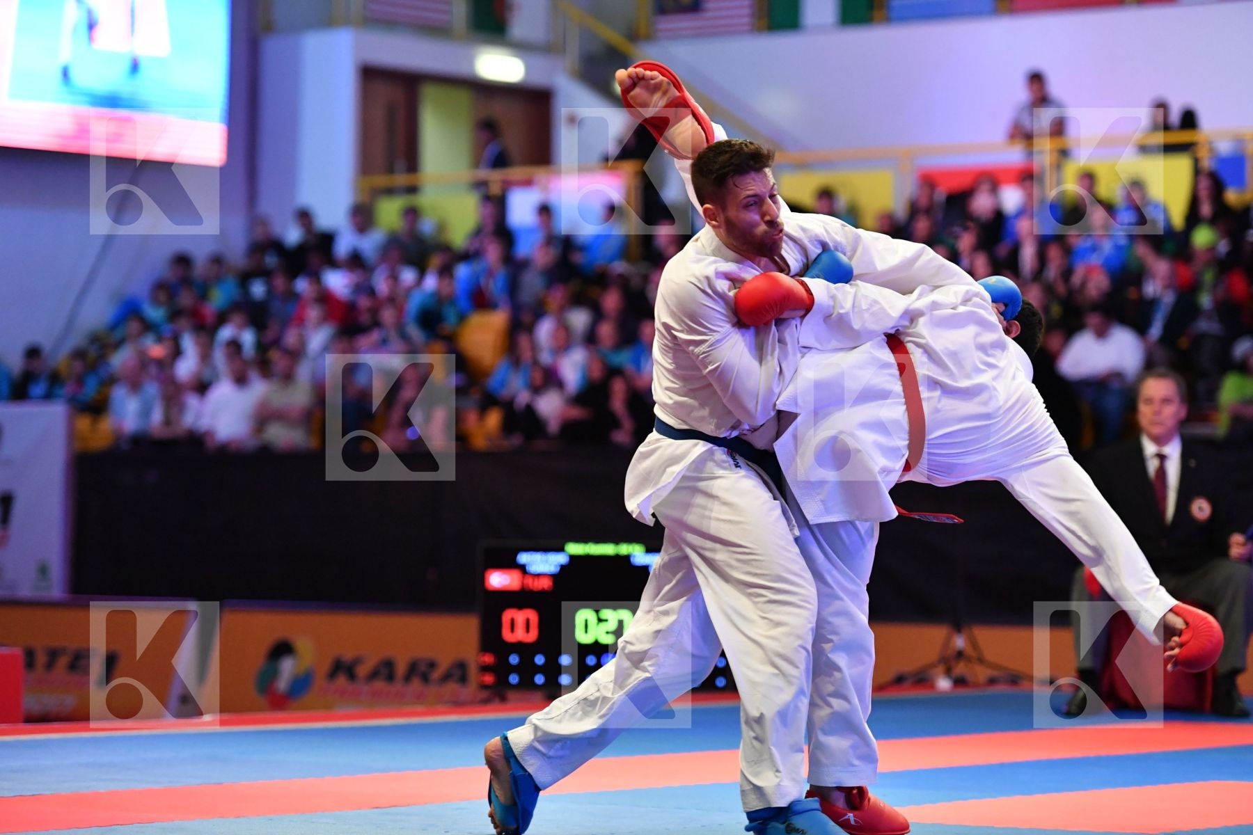 Aktas Ugur Greece Male kumite -84 kg Turkey Tzanos Georgios