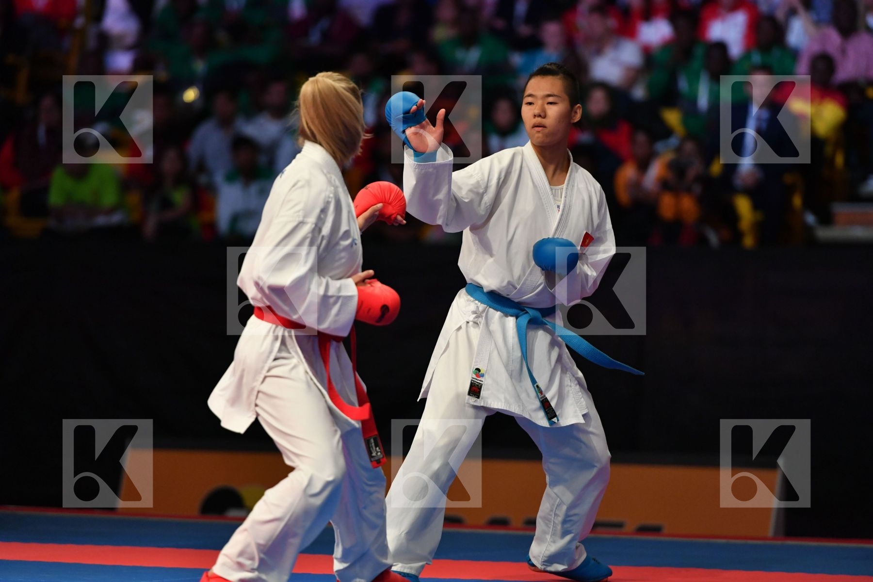 Female kumite -61 kg Thi ngoan Nguyen Turkey Viet nam Yakan Tuba