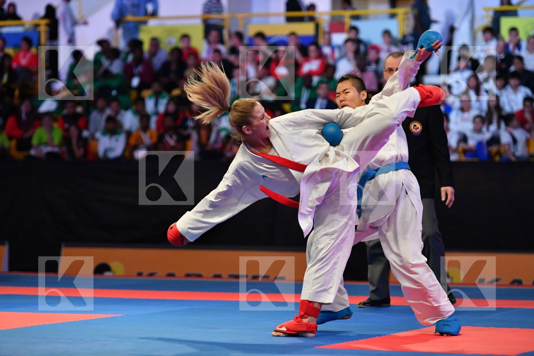 Female kumite -61 kg Thi ngoan Nguyen Turkey Viet nam Yakan Tuba