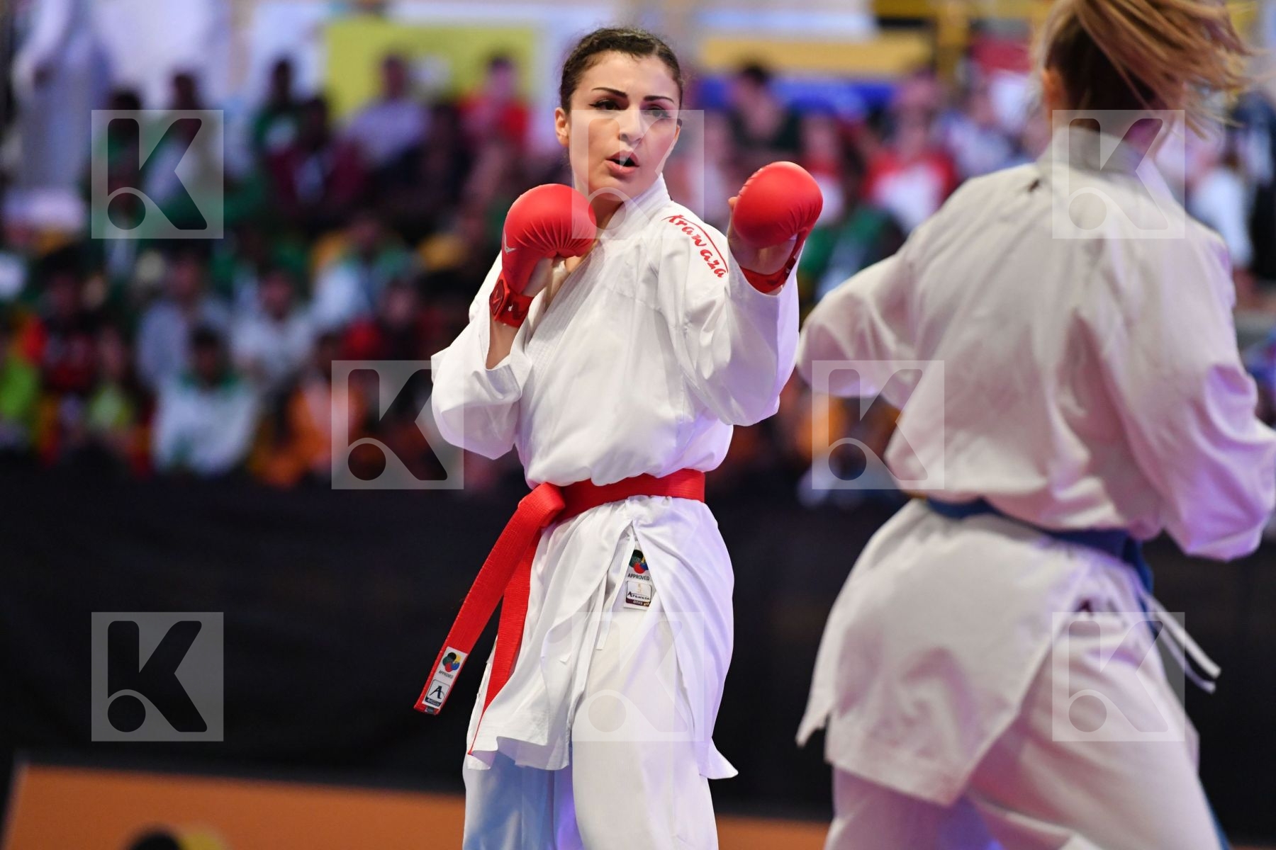 England Female kumite -68 kg Greece Karwacinski Kate Panetsidou
