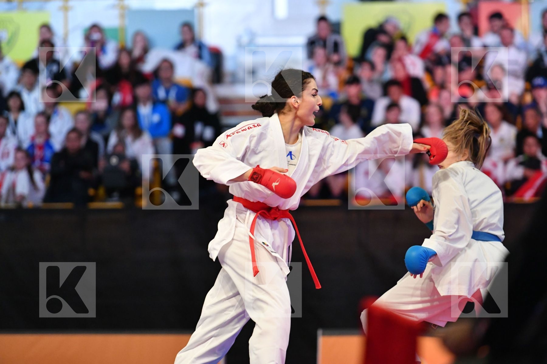 England Female kumite -68 kg Greece Karwacinski Kate Panetsidou