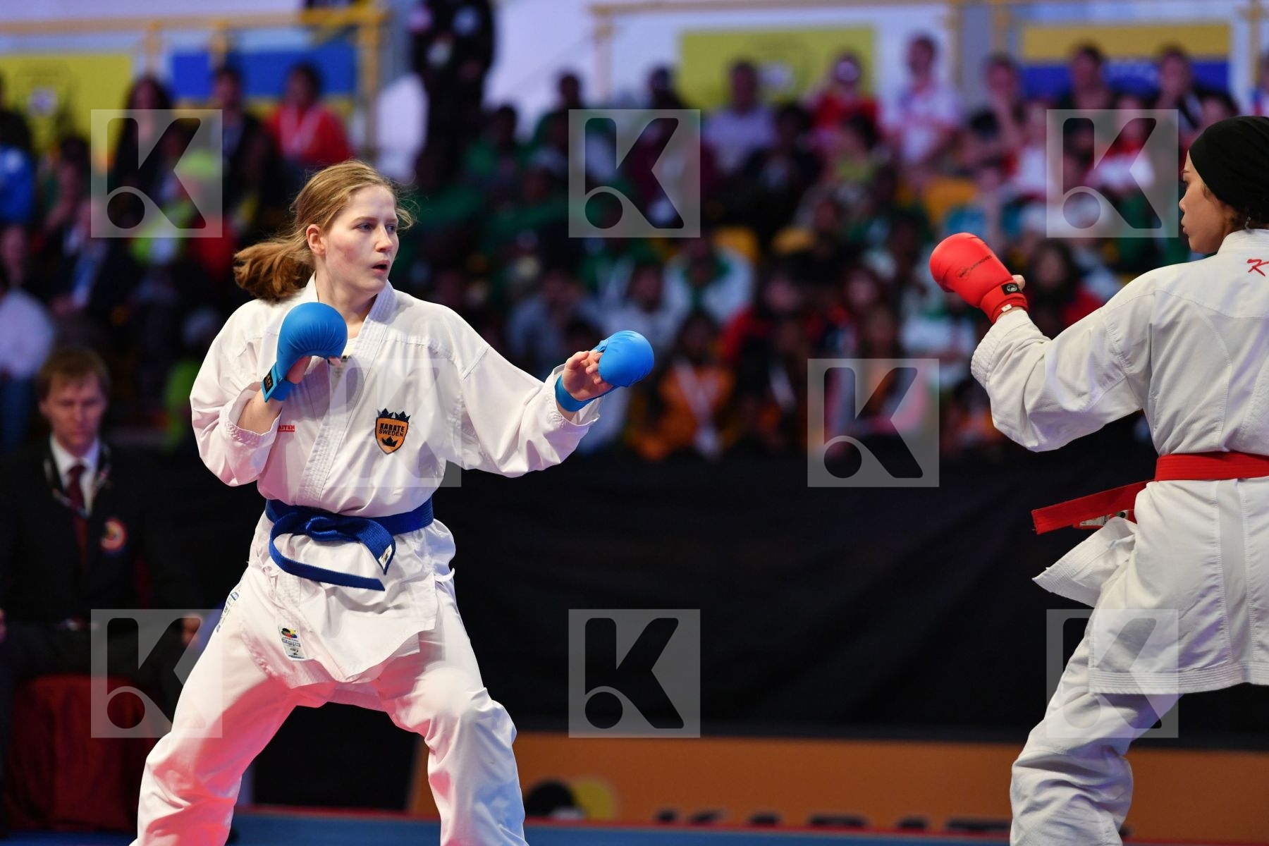 Esmaeili Mahtab Female kumite -68 kg Iran Rasmusson Lisa Sweden