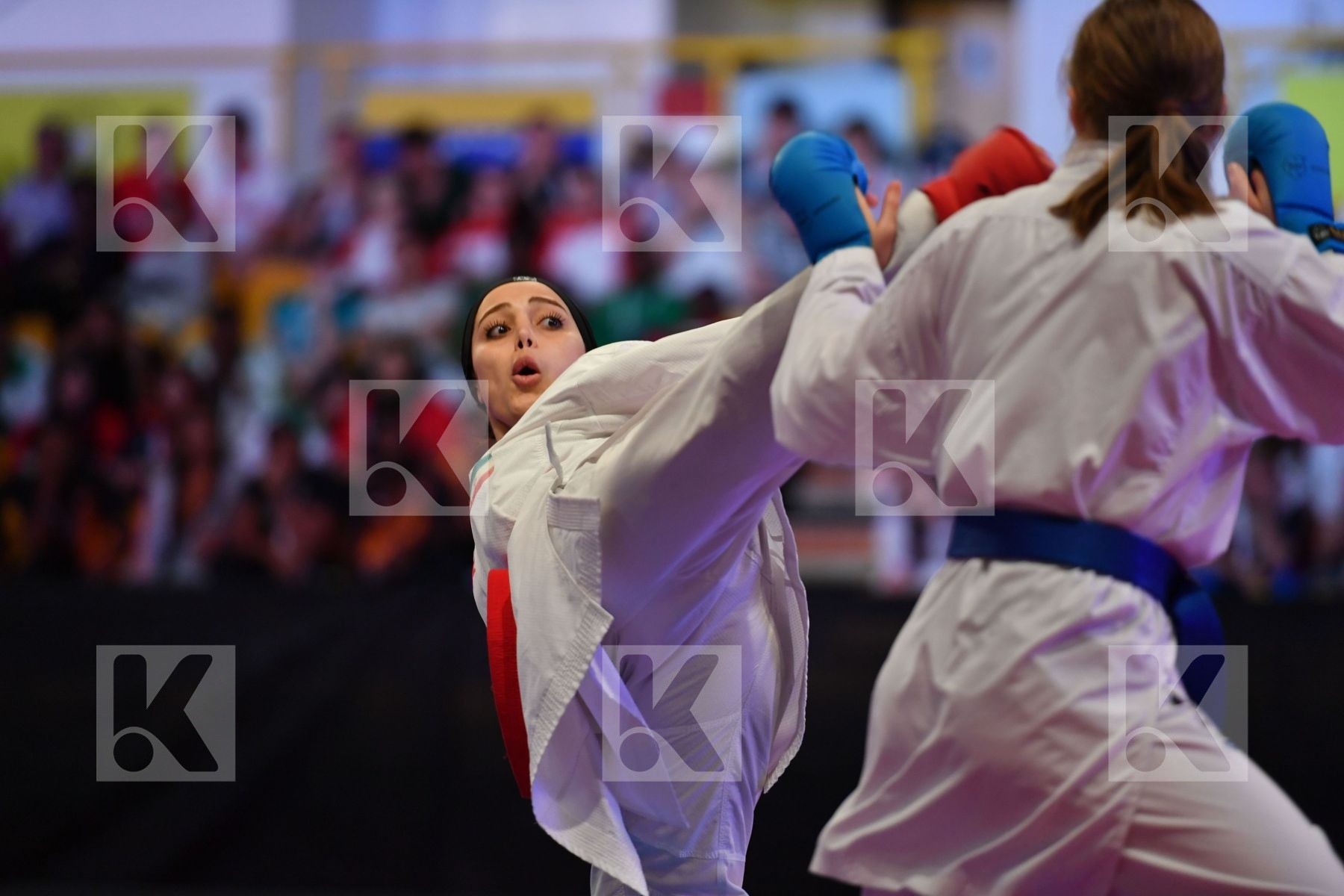 Esmaeili Mahtab Female kumite -68 kg Iran Rasmusson Lisa Sweden