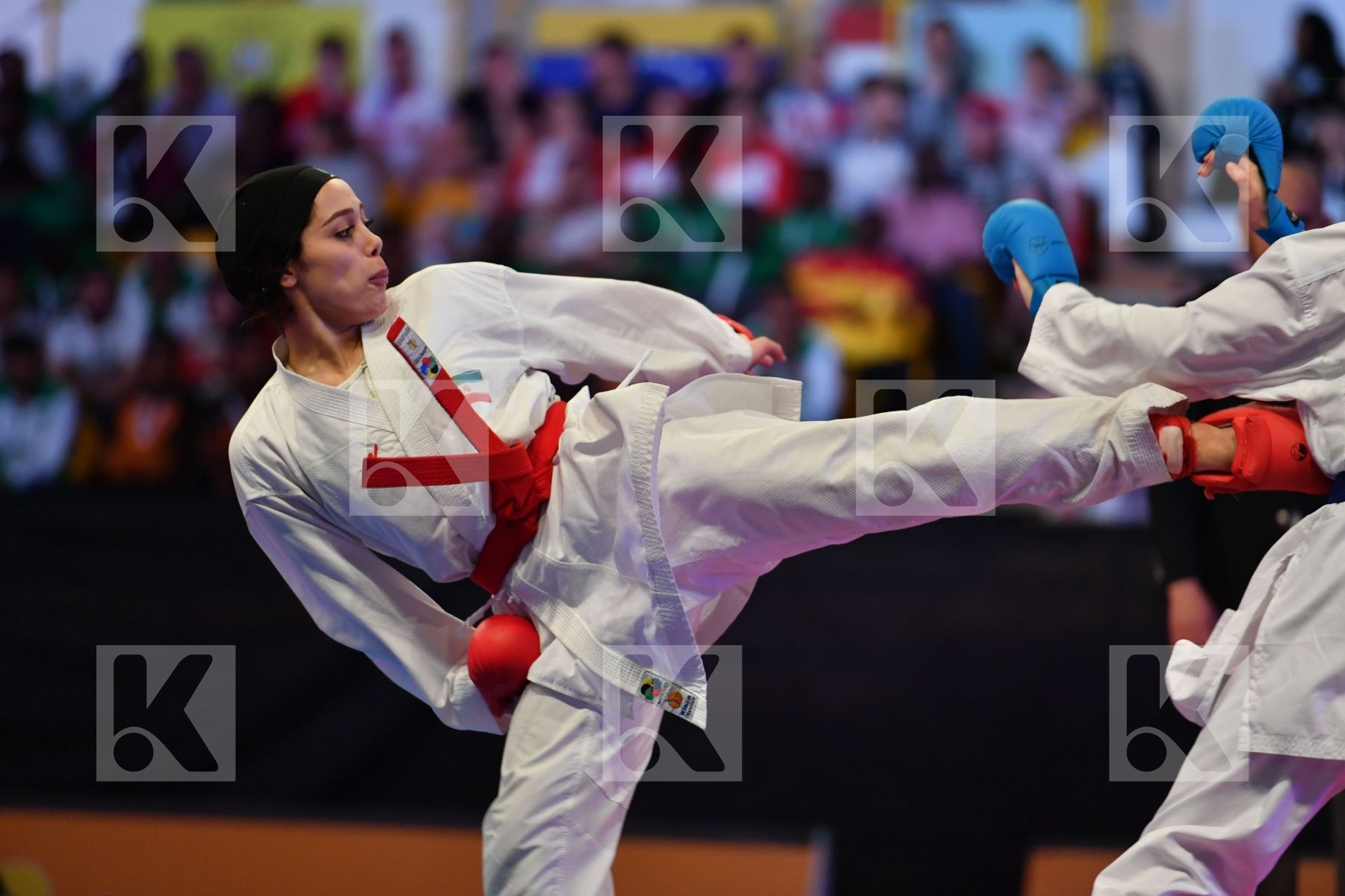 Esmaeili Mahtab Female kumite -68 kg Iran Rasmusson Lisa Sweden
