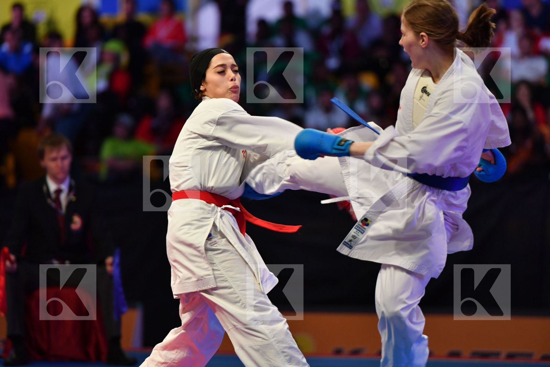 Esmaeili Mahtab Female kumite -68 kg Iran Rasmusson Lisa Sweden