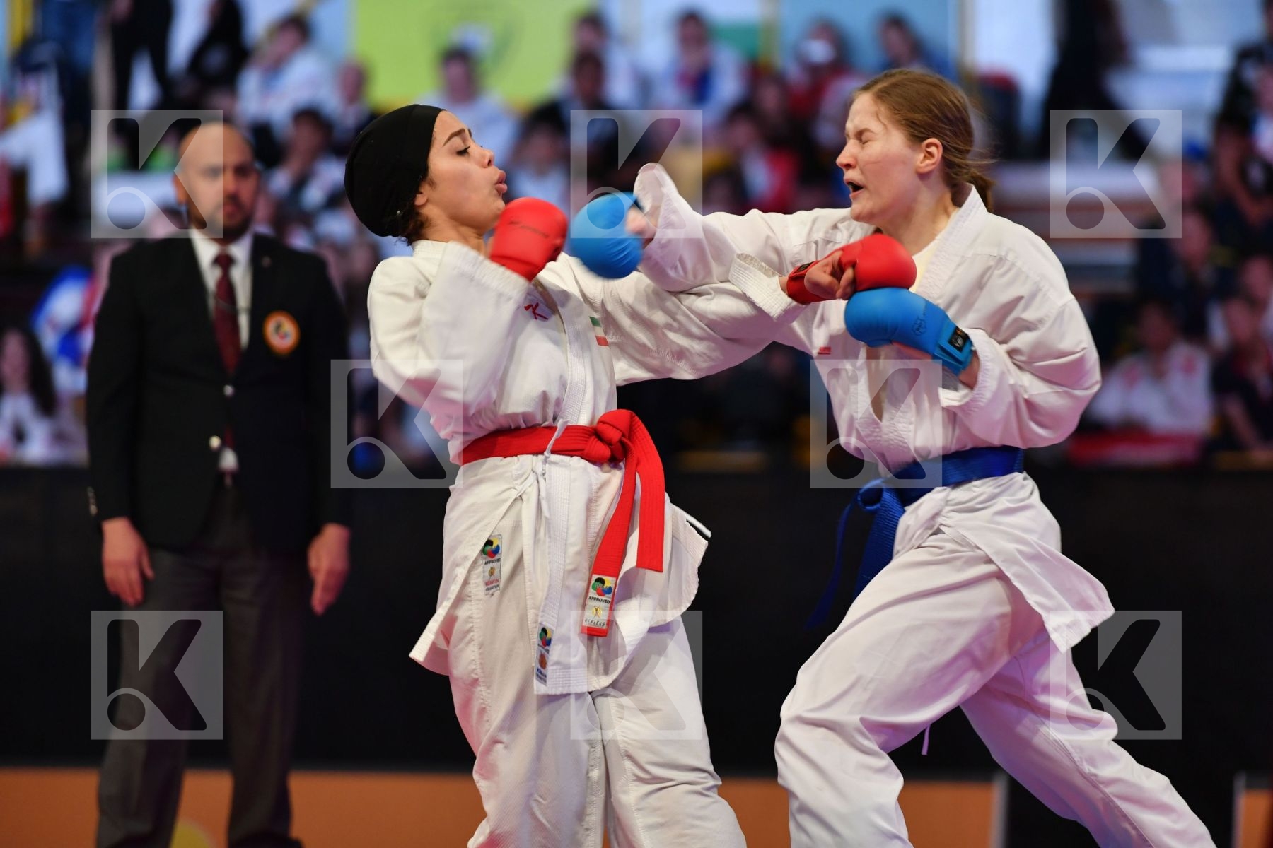 Esmaeili Mahtab Female kumite -68 kg Iran Rasmusson Lisa Sweden
