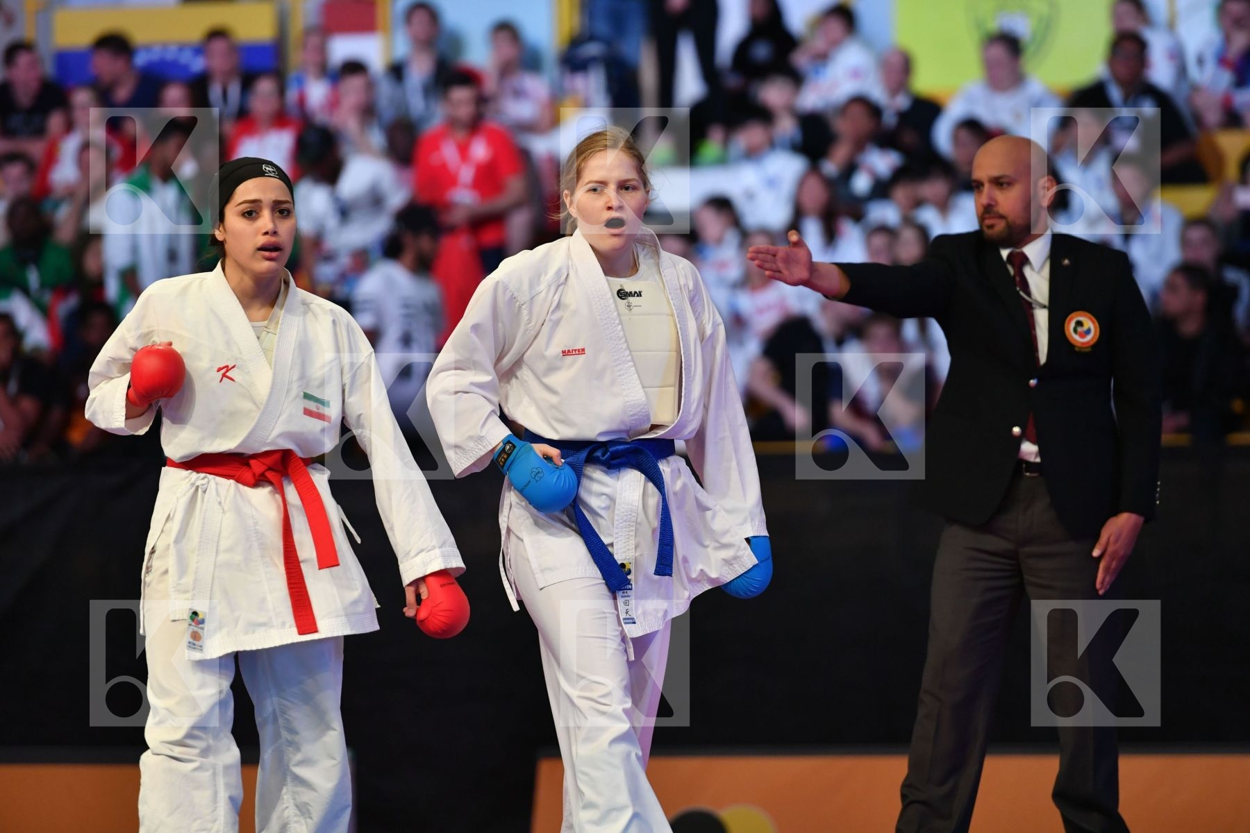 Esmaeili Mahtab Female kumite -68 kg Iran Rasmusson Lisa Sweden