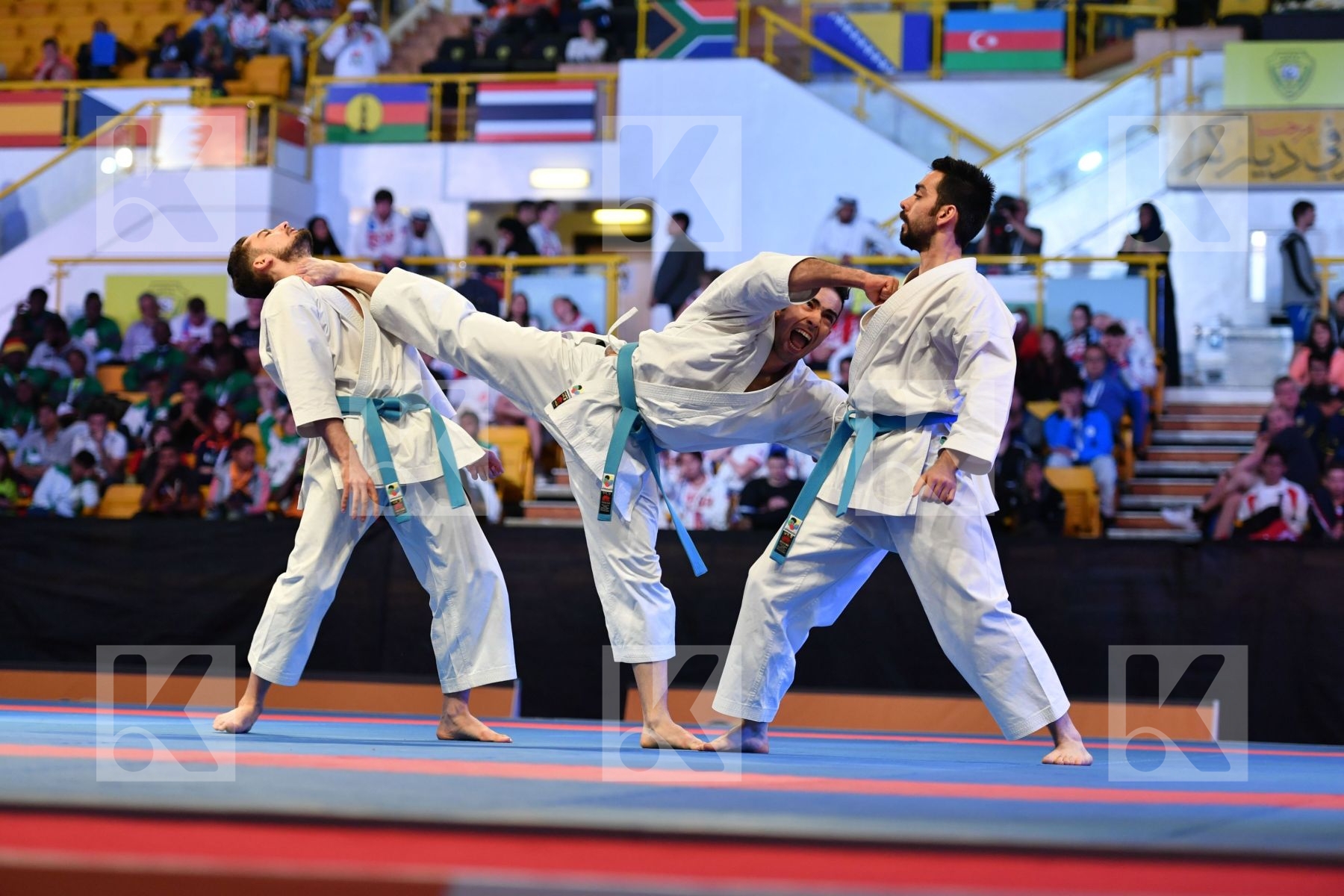 Iran Iran Iran Male team kata Unsu