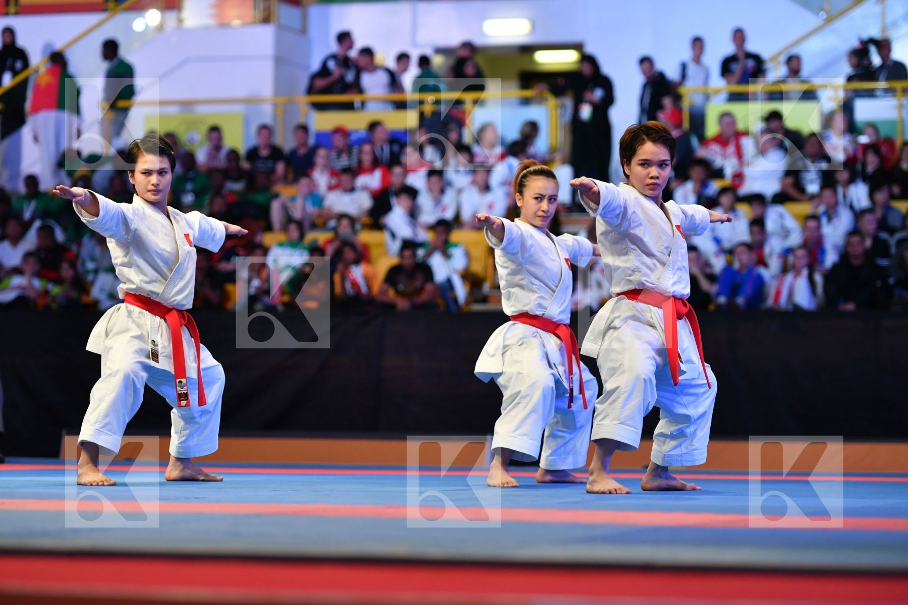 Female team kata Unshu Viet nam Vietnam Vietnam