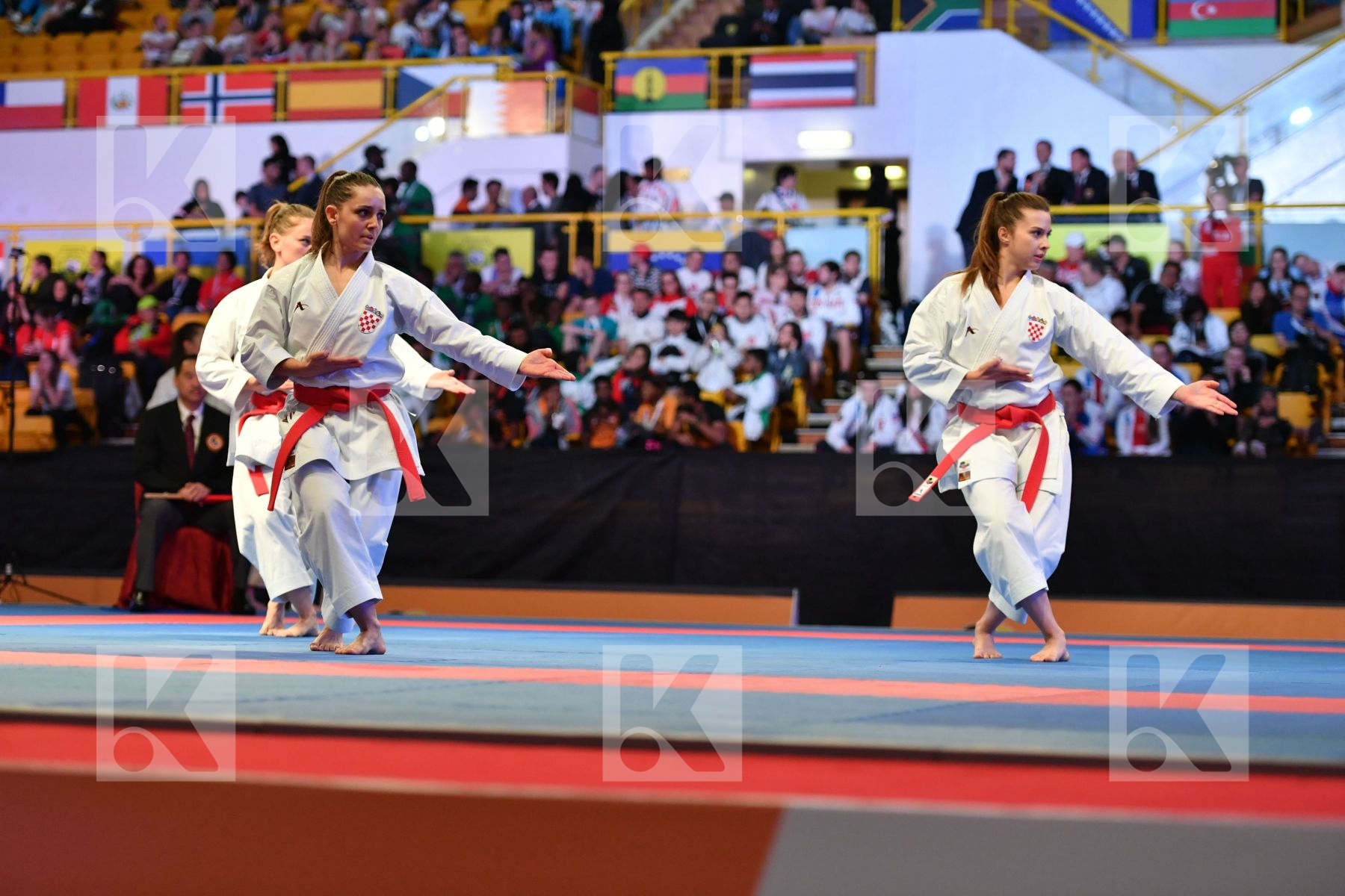 Croatia Croatia Croatia Female team kata Goju shiho sho