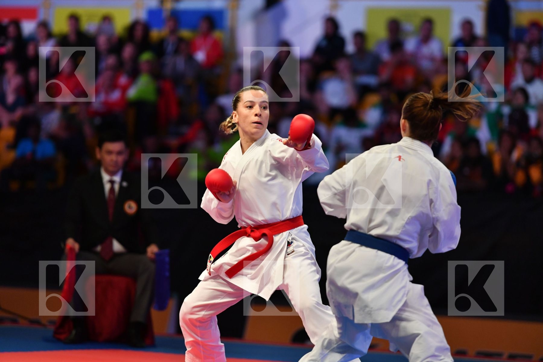 Austria Female kumite -50 kg < LRBarcodes Ozcelik Serap Plank Be