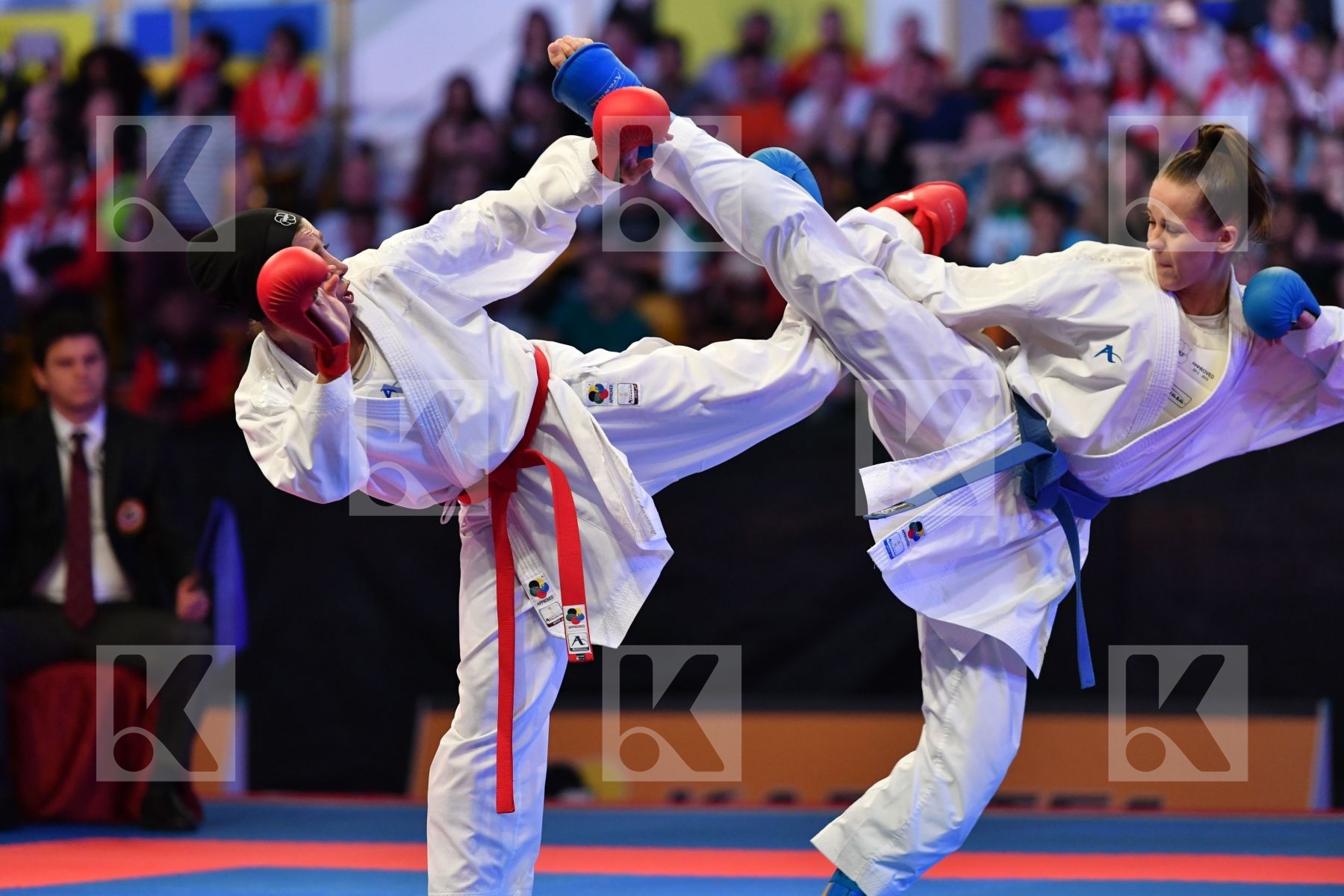 Chalaki Fatemeh Female kumite -55 kg Finashkina Valeria Iran Rus