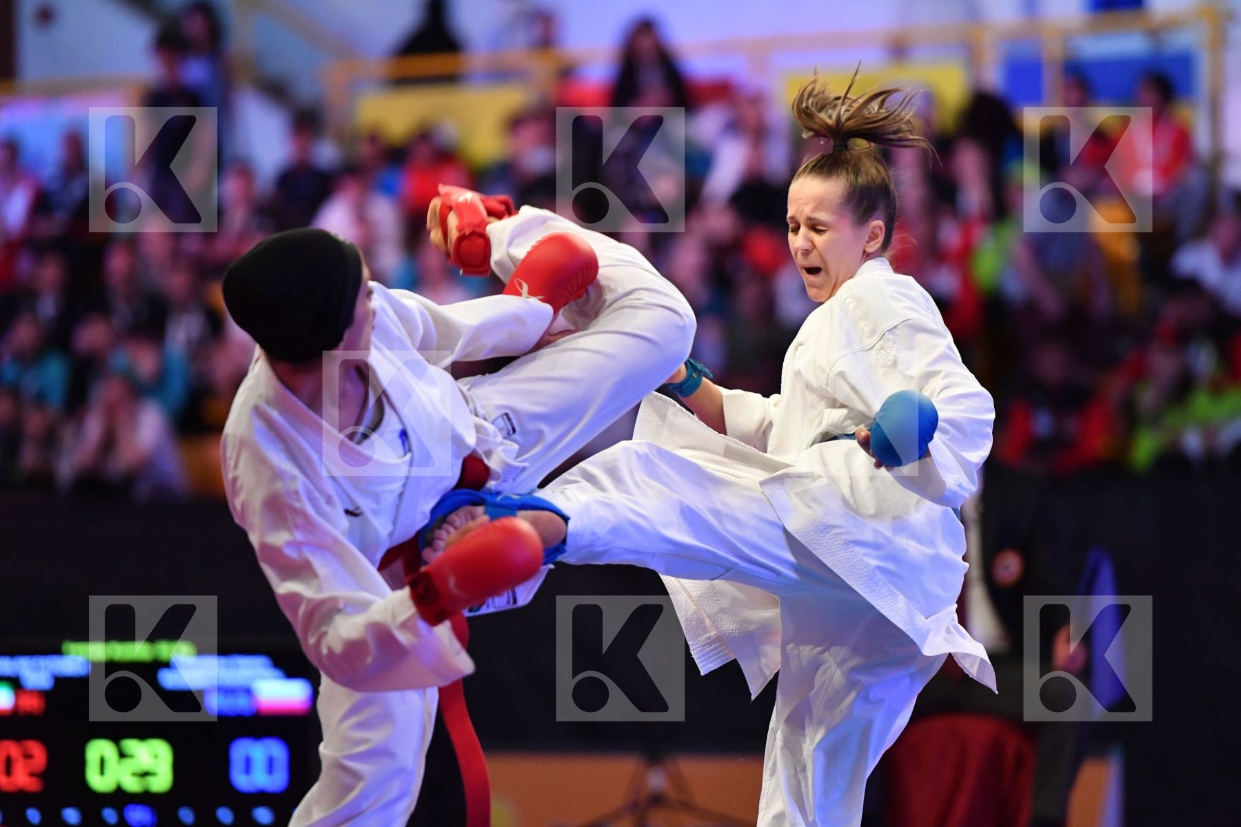 Chalaki Fatemeh Female kumite -55 kg Finashkina Valeria Iran Rus