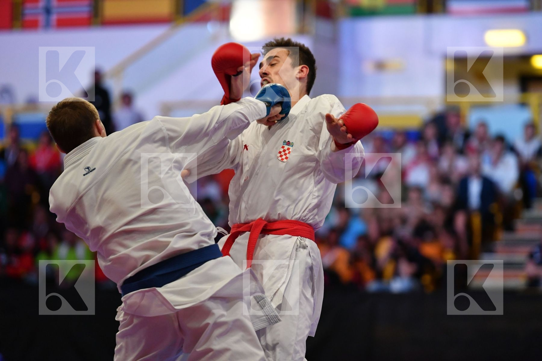 Croatia Granovesov Ilya Kvesic Ivan Male kumite -84 kg Russian f