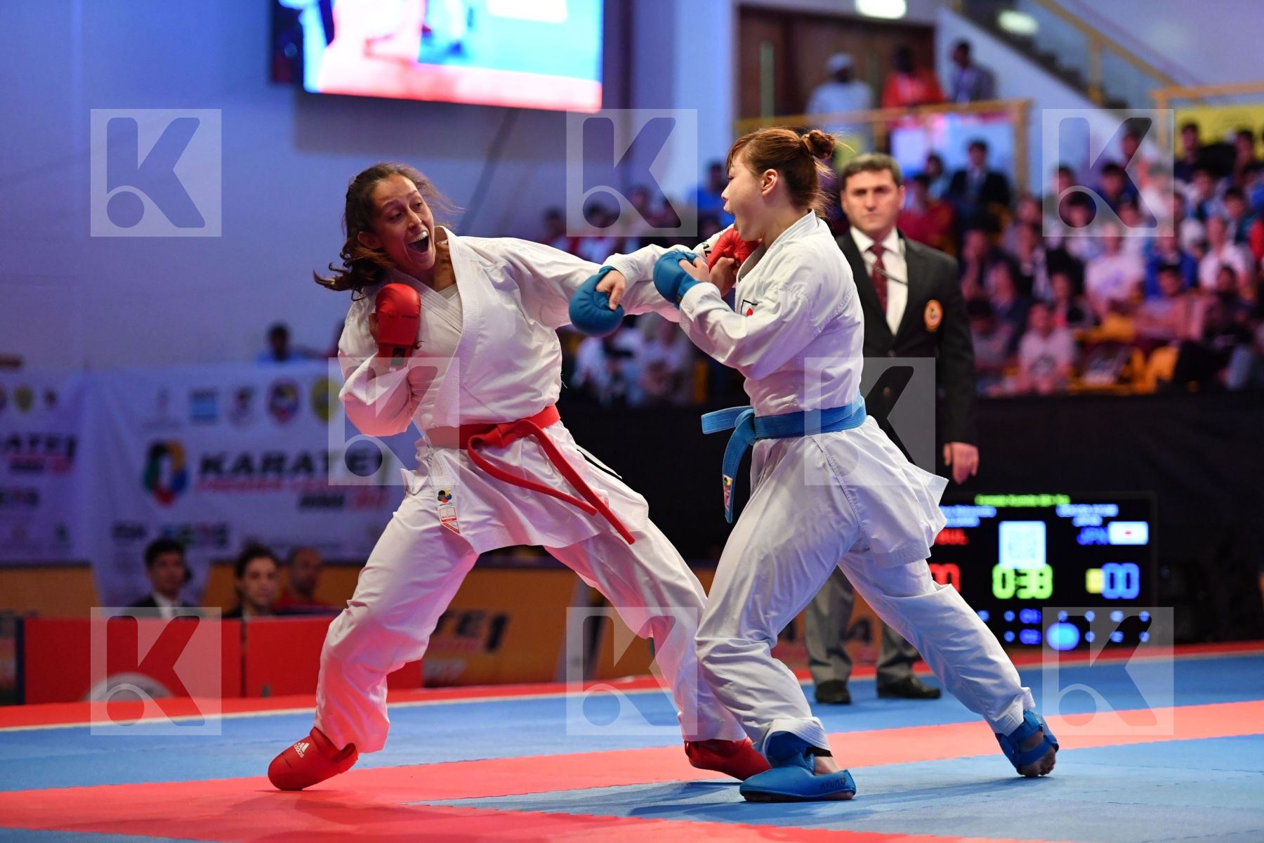Bulgaria Female kumite 68+ kg Japan Stubleva Aleksandra Uekusa A