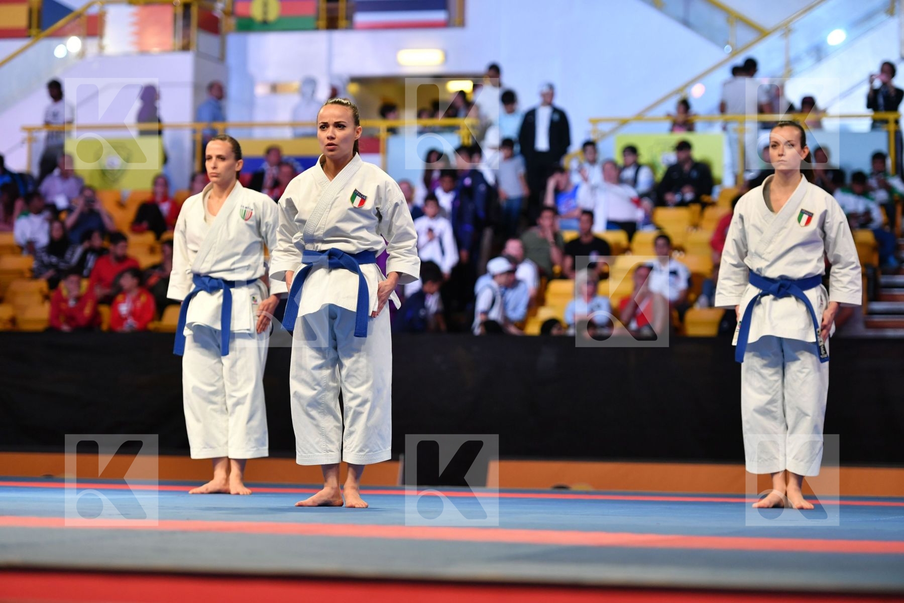 Female team kata Italy Paiku