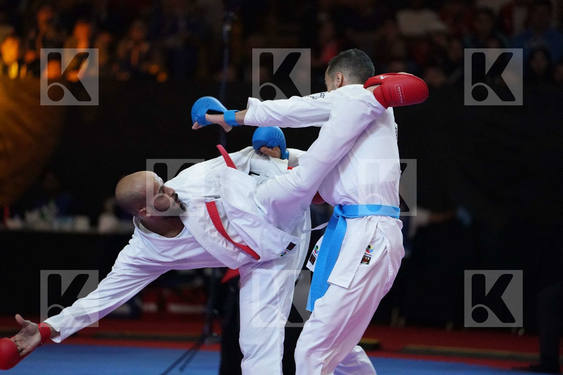 ALKHATHAMI FAHAD (SAUDI ARABIA) VS DERAFSHIPOUR HAMOON (ISLAMIC REPUBLIC OF IRAN) in Senior Kumite -67 Kg - Bronze bout