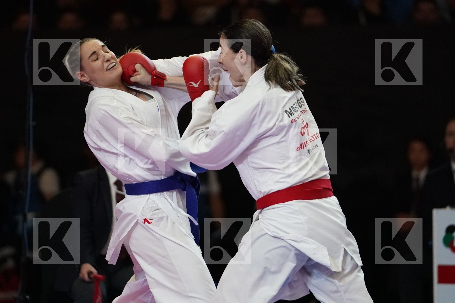 RAKOVIC MARINA (MONTENEGRO) VS BUCHINGER ALISA (AUSTRIA) in Senior Kumite -68 Kg - Bronze bout