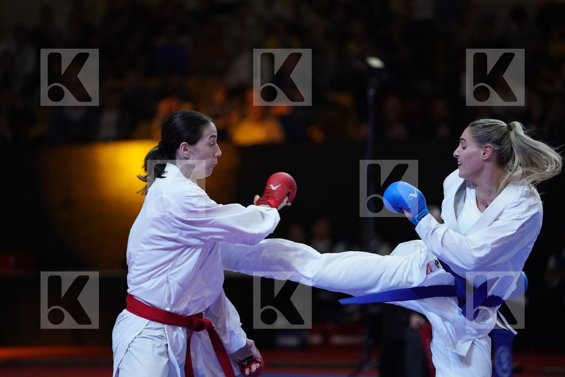 RAKOVIC MARINA (MONTENEGRO) VS BUCHINGER ALISA (AUSTRIA) in Senior Kumite -68 Kg - Bronze bout